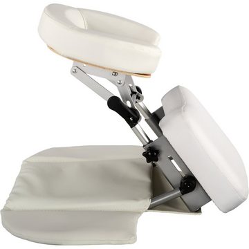 MOVIT Massagegerät Massage Tischaufsatz / Mobile Kopfstütze, Faltbarer Alu Rahmen, inkl. Tragetasche, schadstoffgeprüft