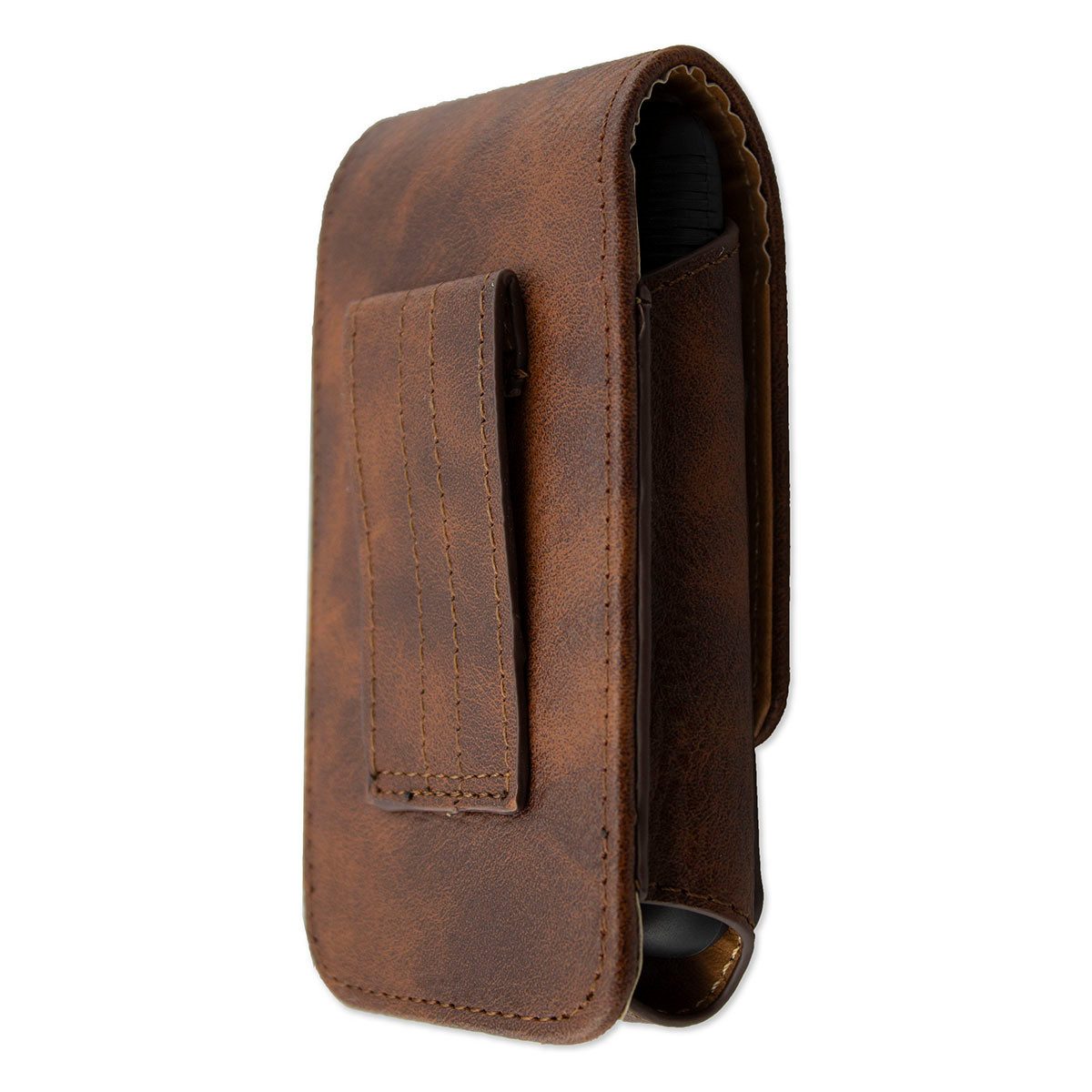 caseroxx Blutzuckermessgerät Ledertasche mit Gürtelschlaufe für Dexcom G6 Receiver