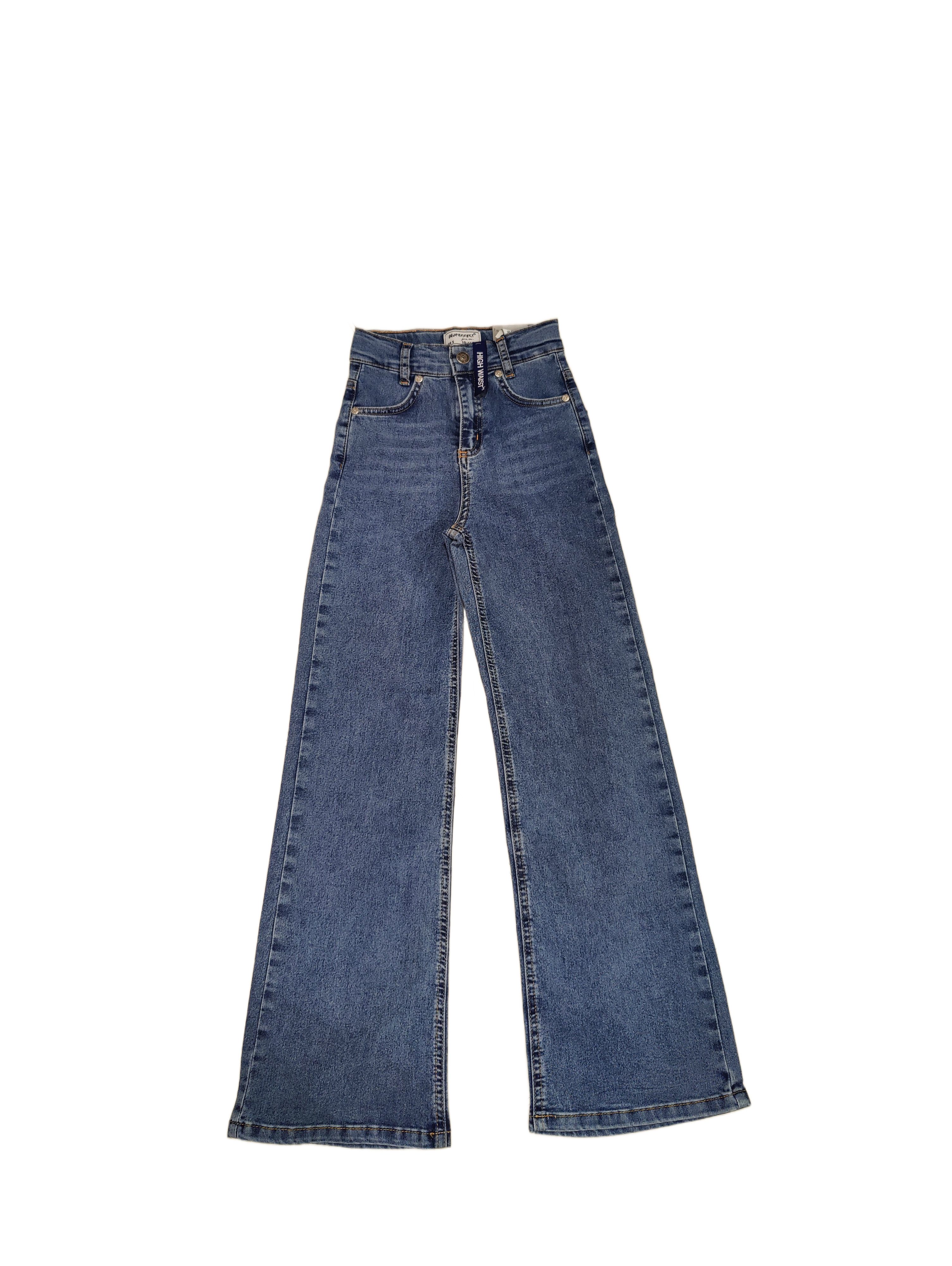 BLUE EFFECT 5-Pocket-Hose 1304-NOS Girls Wide Leg Jeans