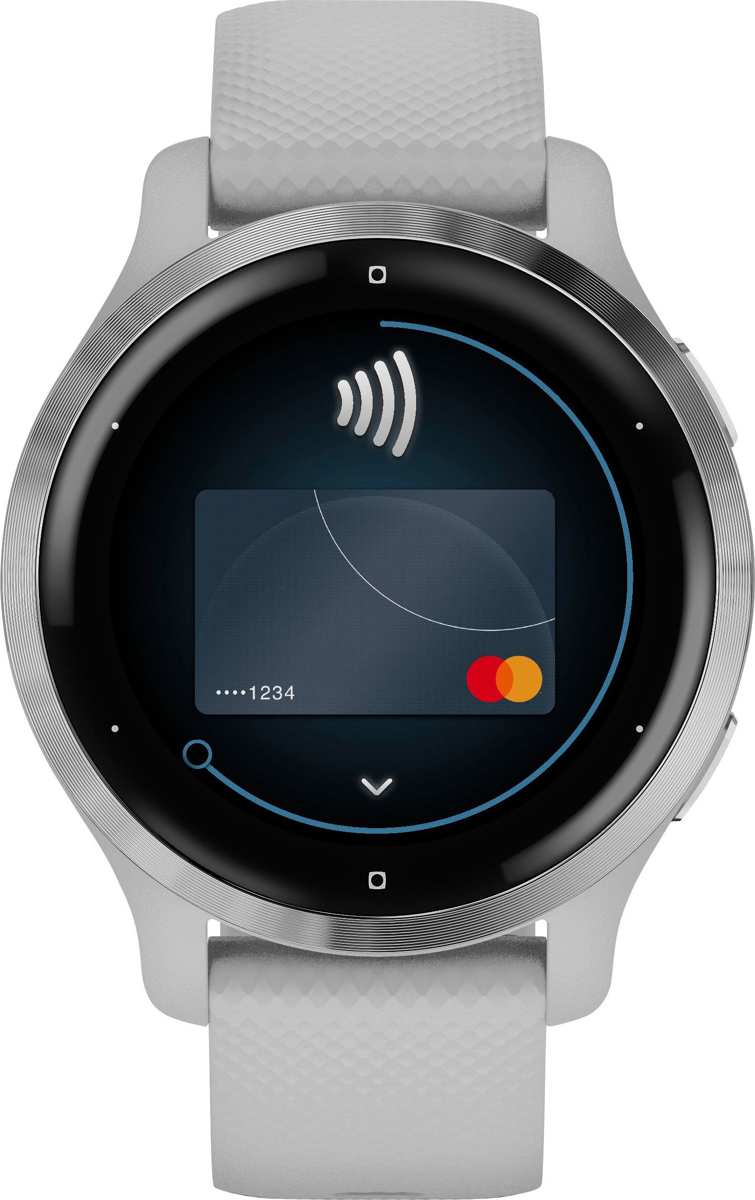 | Garmin (2,8 Sport-Apps 25 hellgrau 2S Venu cm/1,1 hellgrau Smartwatch vorinstallierten Zoll),