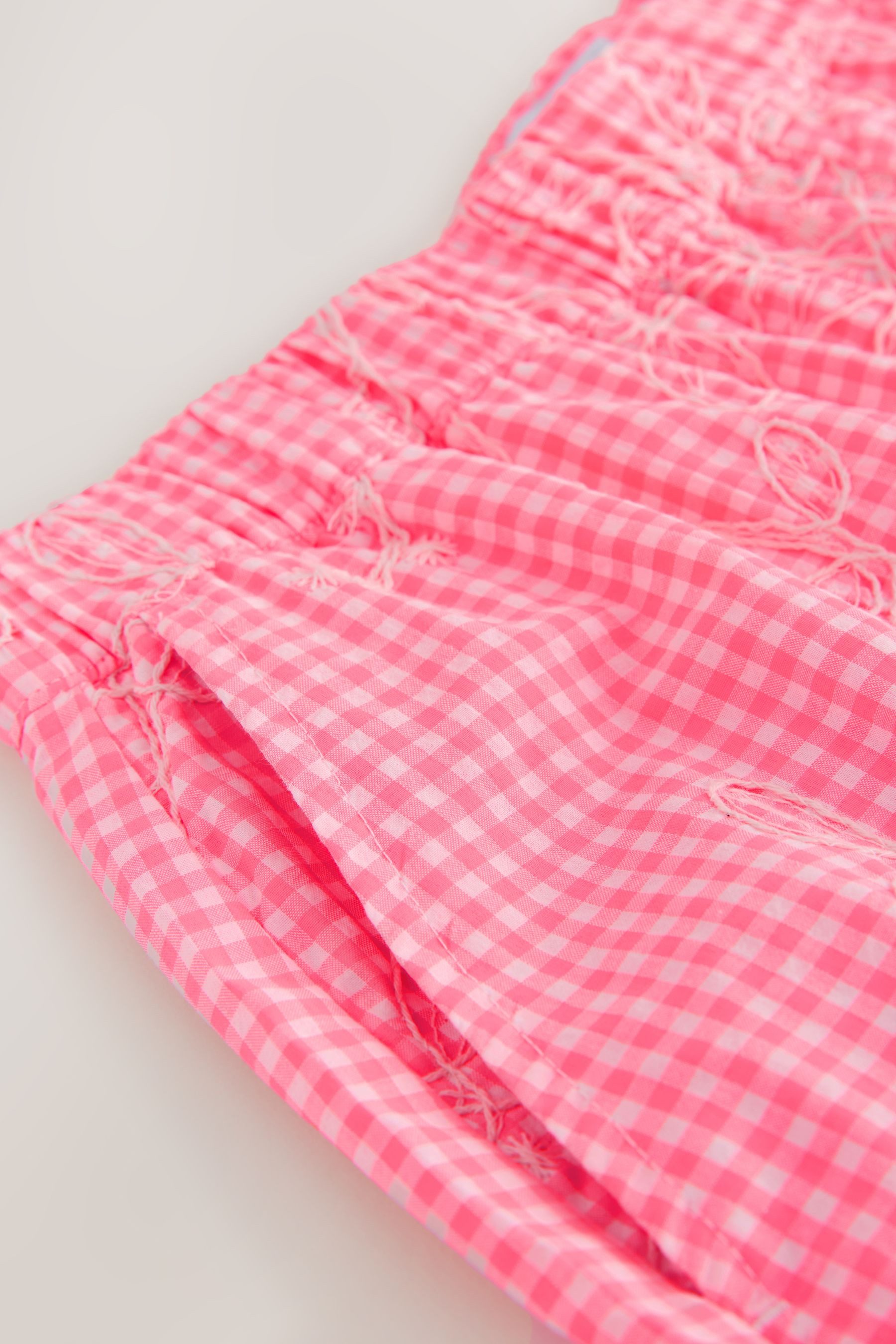 Next Shorts Vichykaro-Shorts mit Stickerei (1-tlg) günstig online kaufen