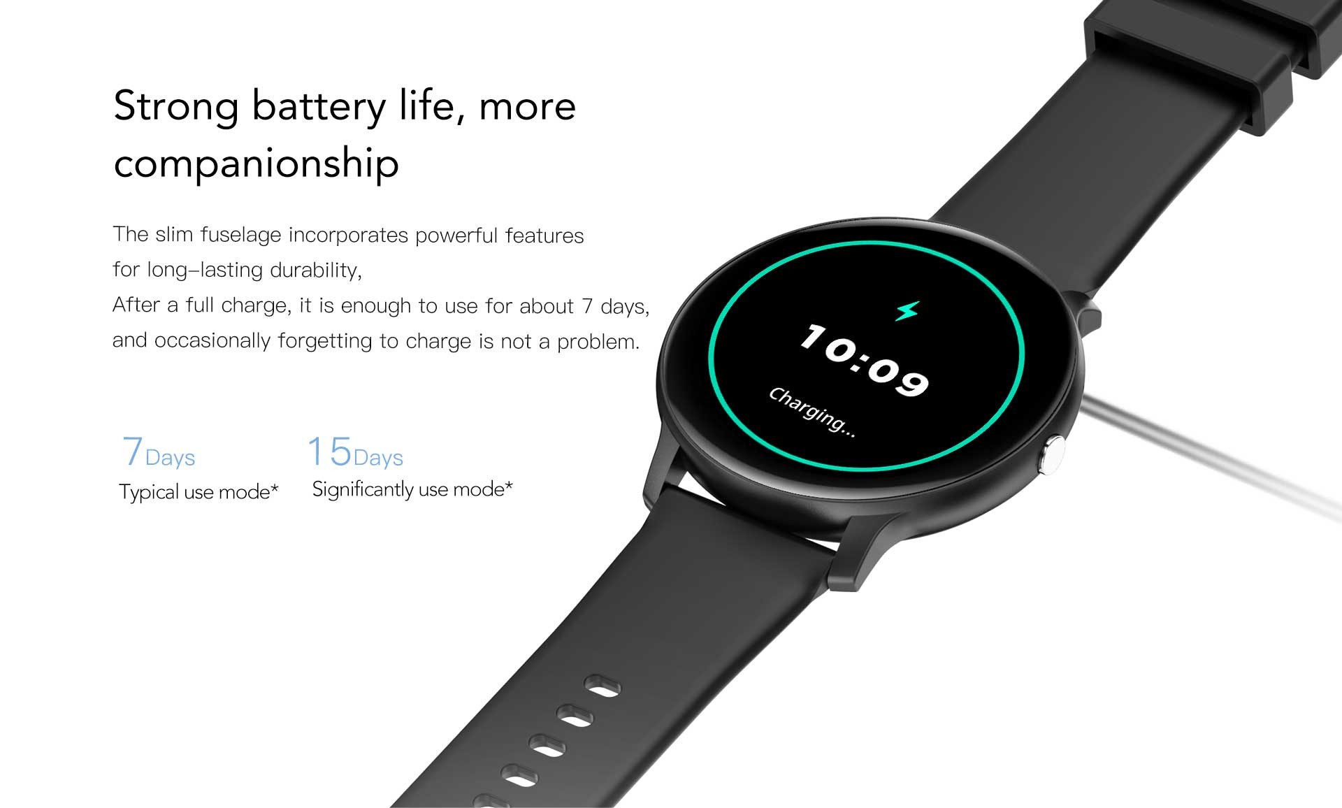 Zevelora Herren's & Damen's IP67 Wasserdicht Fitness-Tracker Telefonfunktion Smartwatch (3,53 cm/1,39 Zoll, Android/iOS), mit austauschbarem weichem Mesharmband, mit G-Sensor, Herzfrequenzmesser & Schrittzähler - 230 mAh Akku