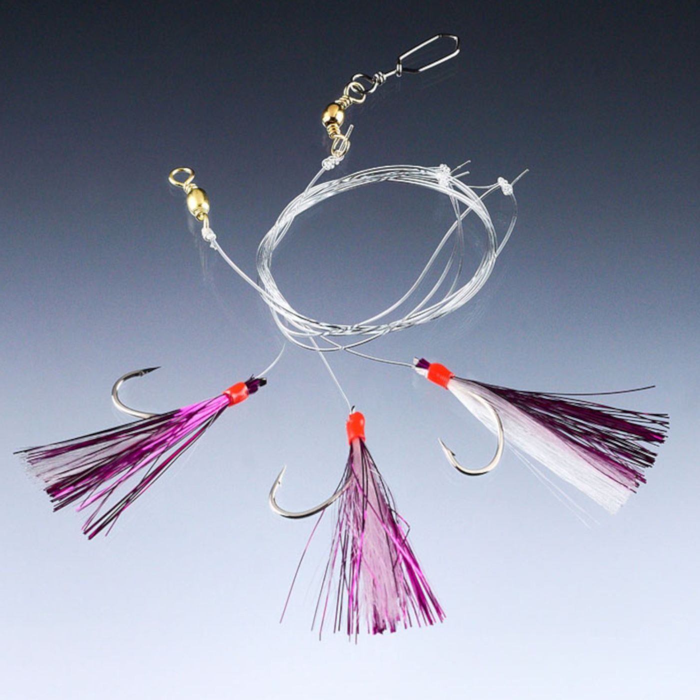 Kunstköder Balzer Makrelenvorfach pink, 1,80m, 0,40/0,60mm, Hakengröße 1