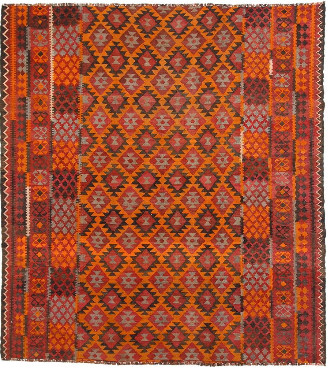 Orientteppich Kelim Afghan Trading, Nain Höhe: mm Handgewebter rechteckig, Orientteppich 3 269x294 Antik Quadratisch
