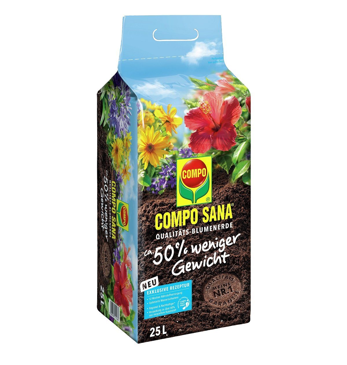 Compo Pflanzendünger COMPO Sana Qualitäts Blumenerde 25 Ltr günstig online kaufen