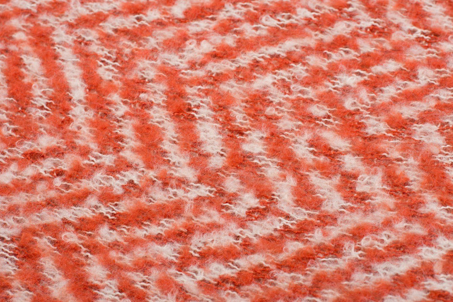 Rot-Beige (1-St), Zacken styleBREAKER Schal XXL-Schal, Asymmetrischer Muster Web