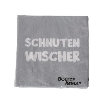 BOLTZE Papierserviette Servietten 2er Set - Kleckertuch & Schnuttenwischer, (40 St)