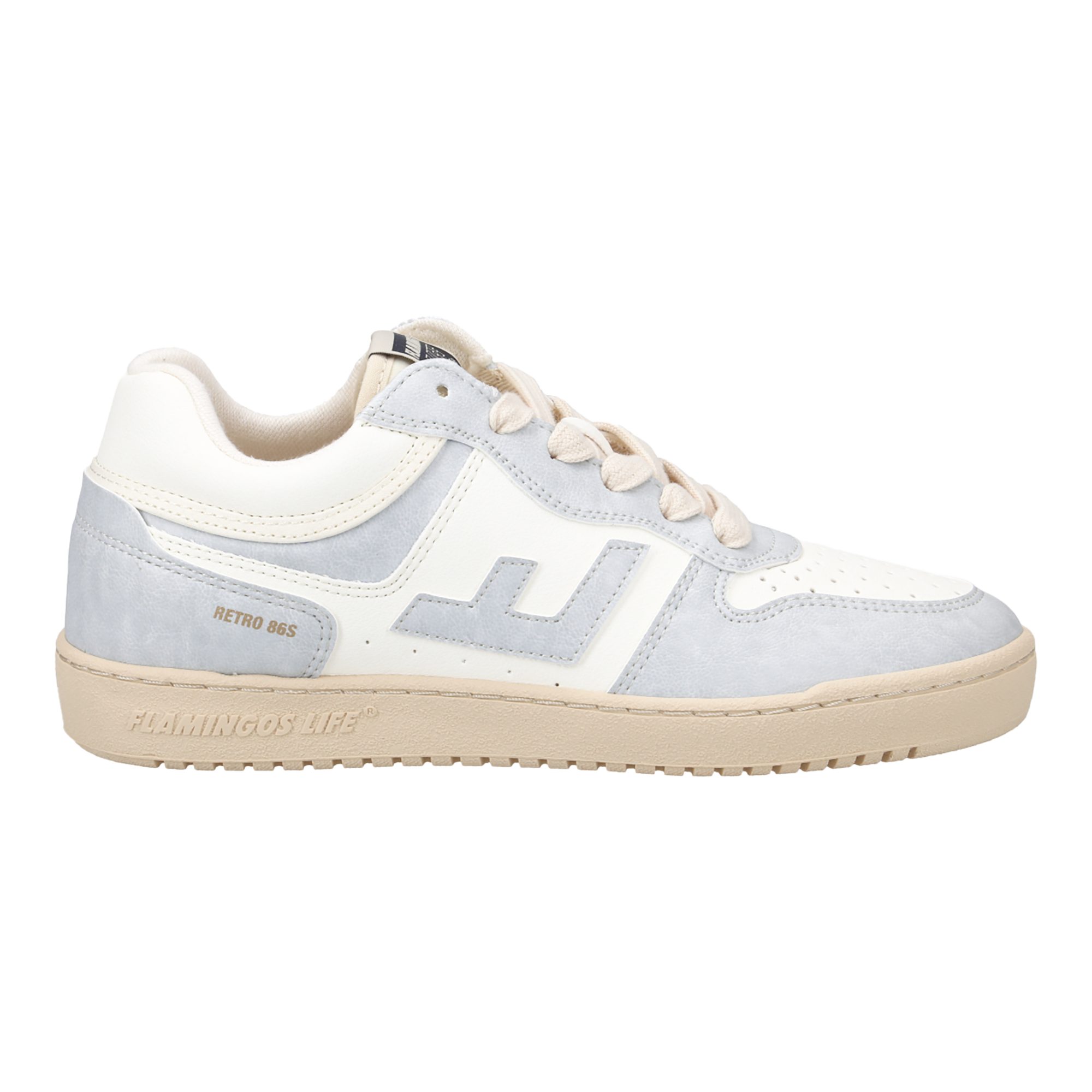 Flamingos Life Flamingos' Life RETRO 86s, Sneaker, Weiß, Damen Sneaker