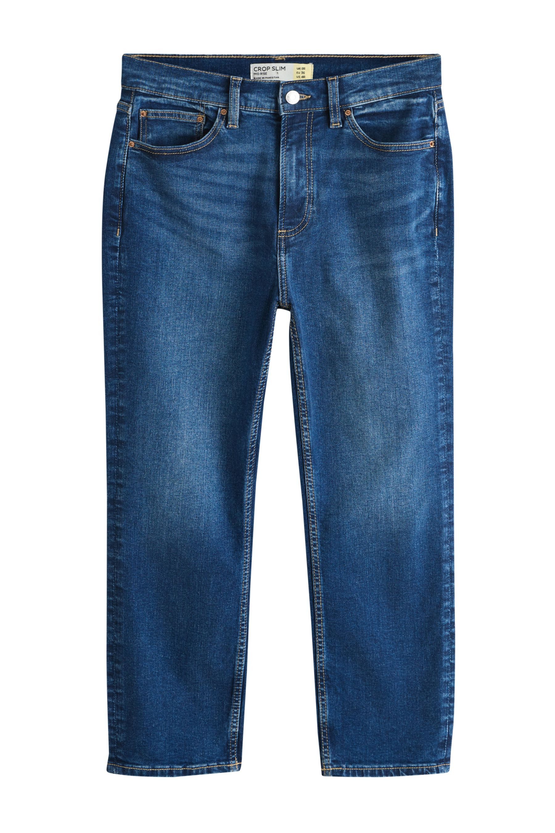 Next Slim-fit-Jeans Verkürzte Slim Fit Jeans, Kurzgröße (1-tlg)