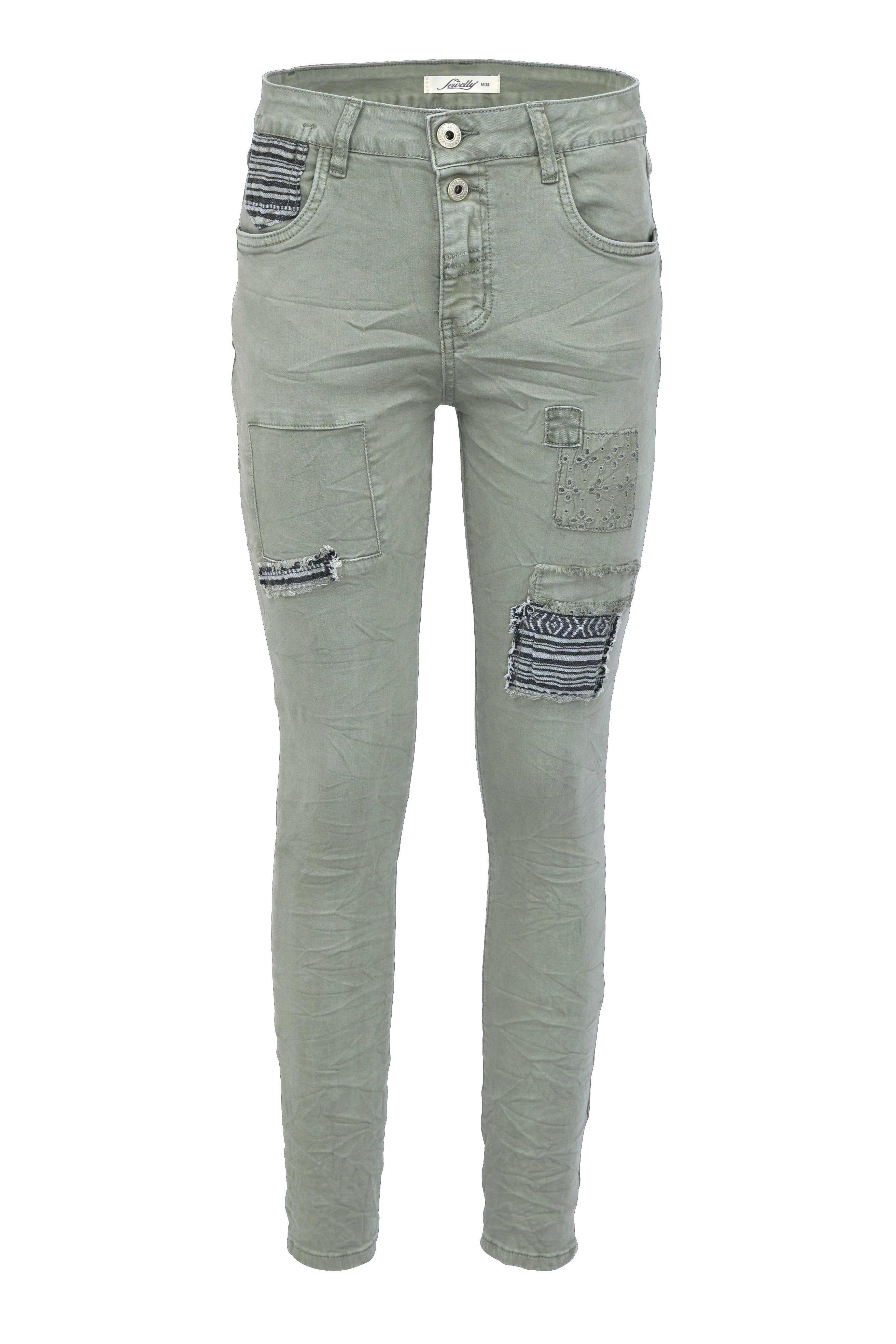 Jewelly Regular-fit-Jeans Stretch Boyfriend Jeans - günstig online kaufen