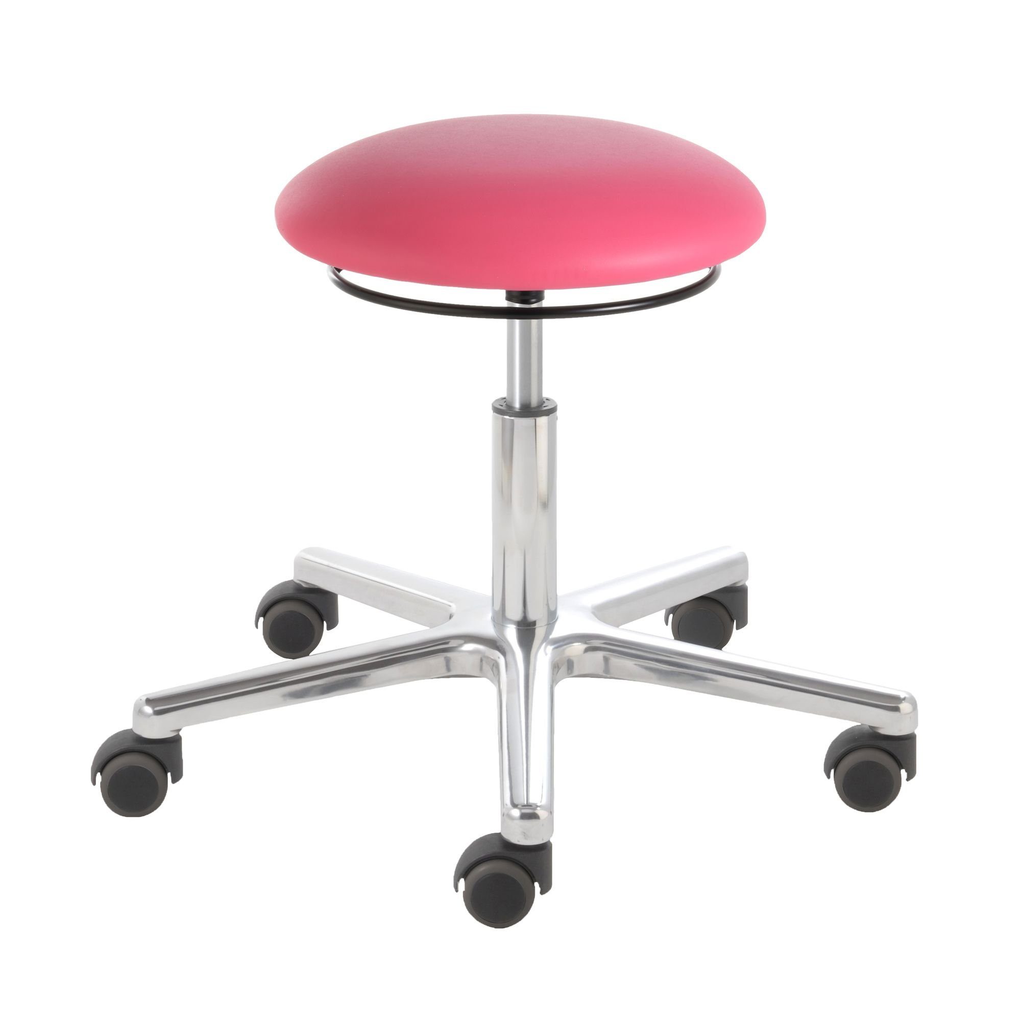 Arbeitshocker Drehhocker Puffi® kvx 4105, Sitzhöhe ca. 43 - 57 cm