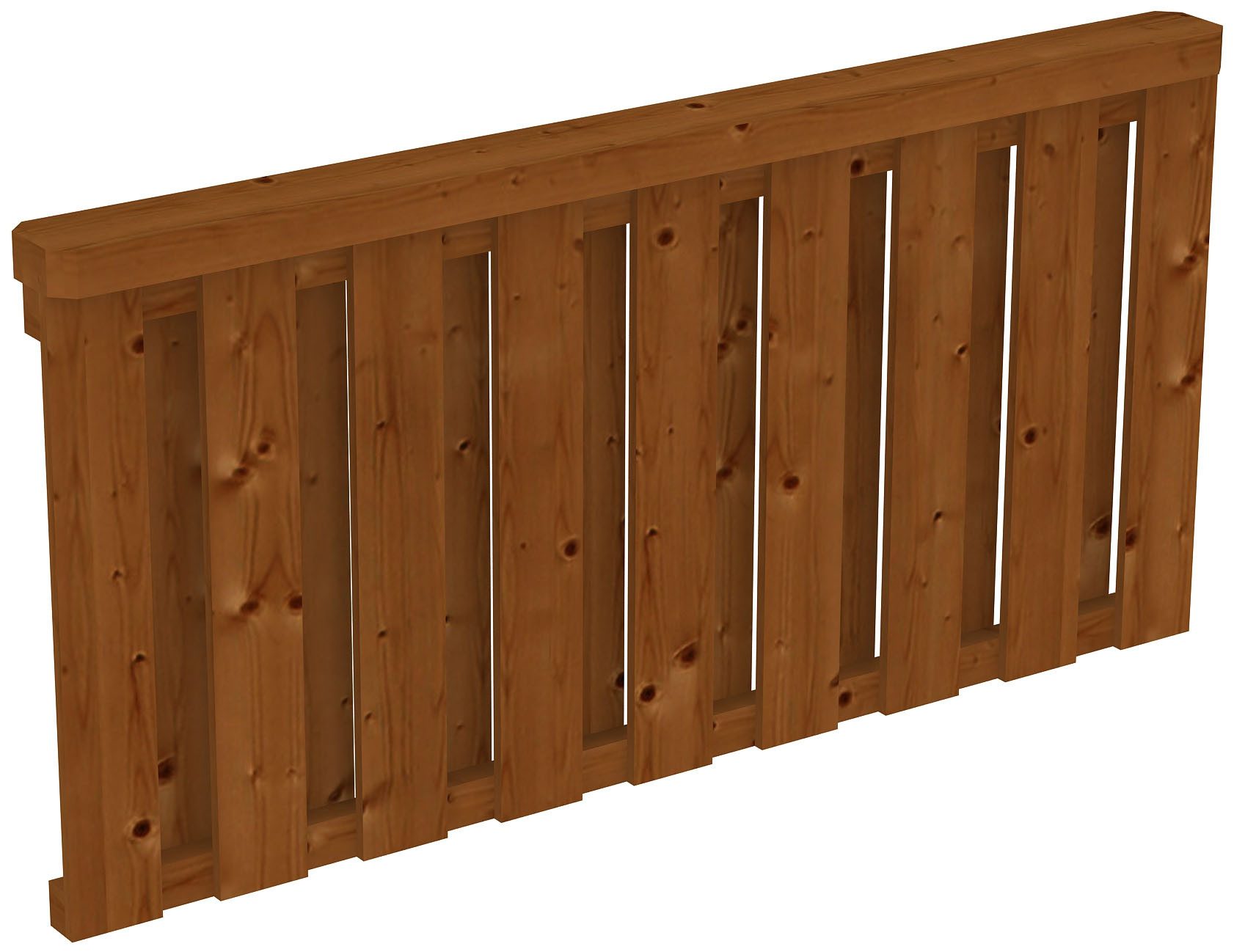 Skanholz Балюстрады Deckelschalung, 170 cm Длина, 84 cm Höhe, für die Front