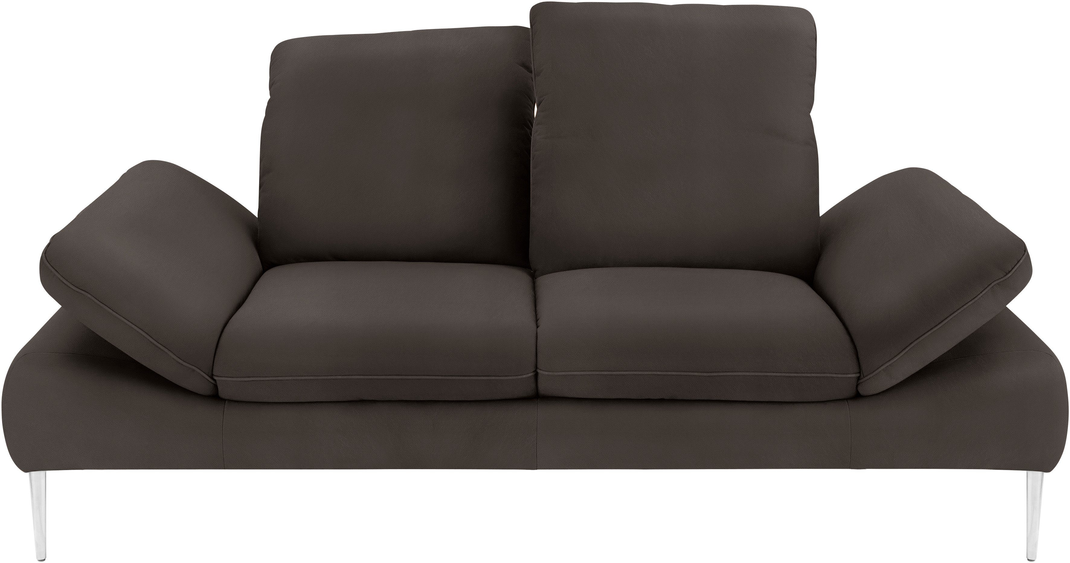 enjoy&MORE, 2,5-Sitzer glänzend, W.SCHILLIG mit Chrom cm Füße Sitztiefenverstellung, 232 Breite
