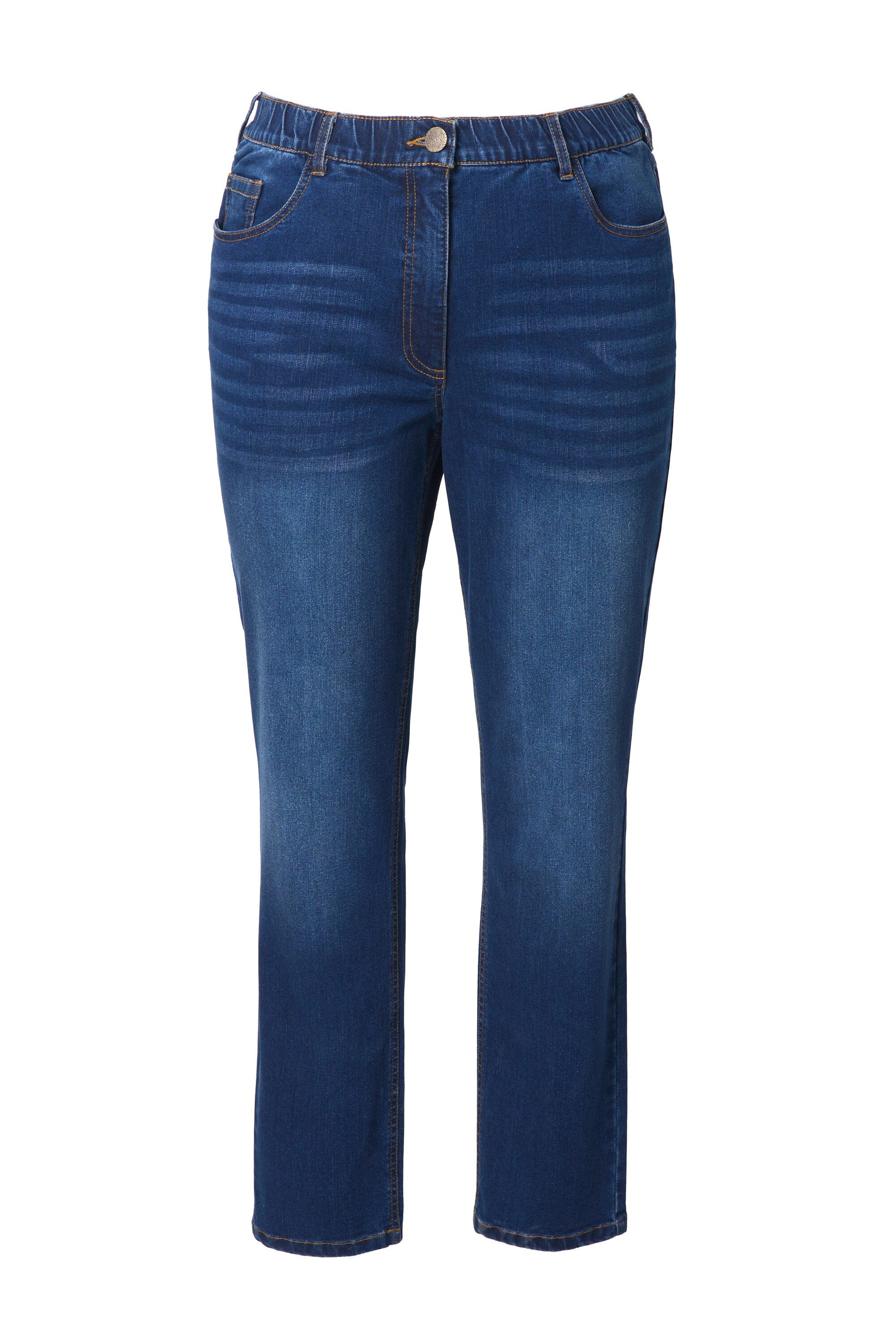 Ulla Popken Regular-fit-Jeans Jeans Mia Stretchdenim Komfortbund – Bild 2 von 4