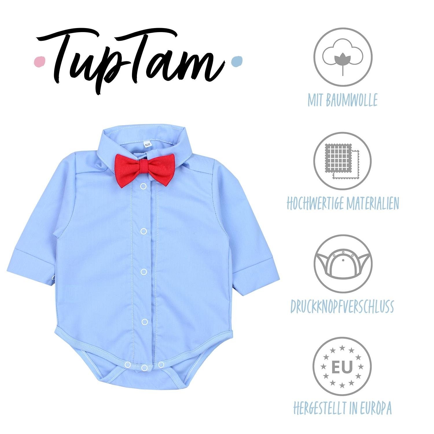 TupTam Langarmbody TupTam Jungen Baby Hemd-Body Langarm mit Kragen