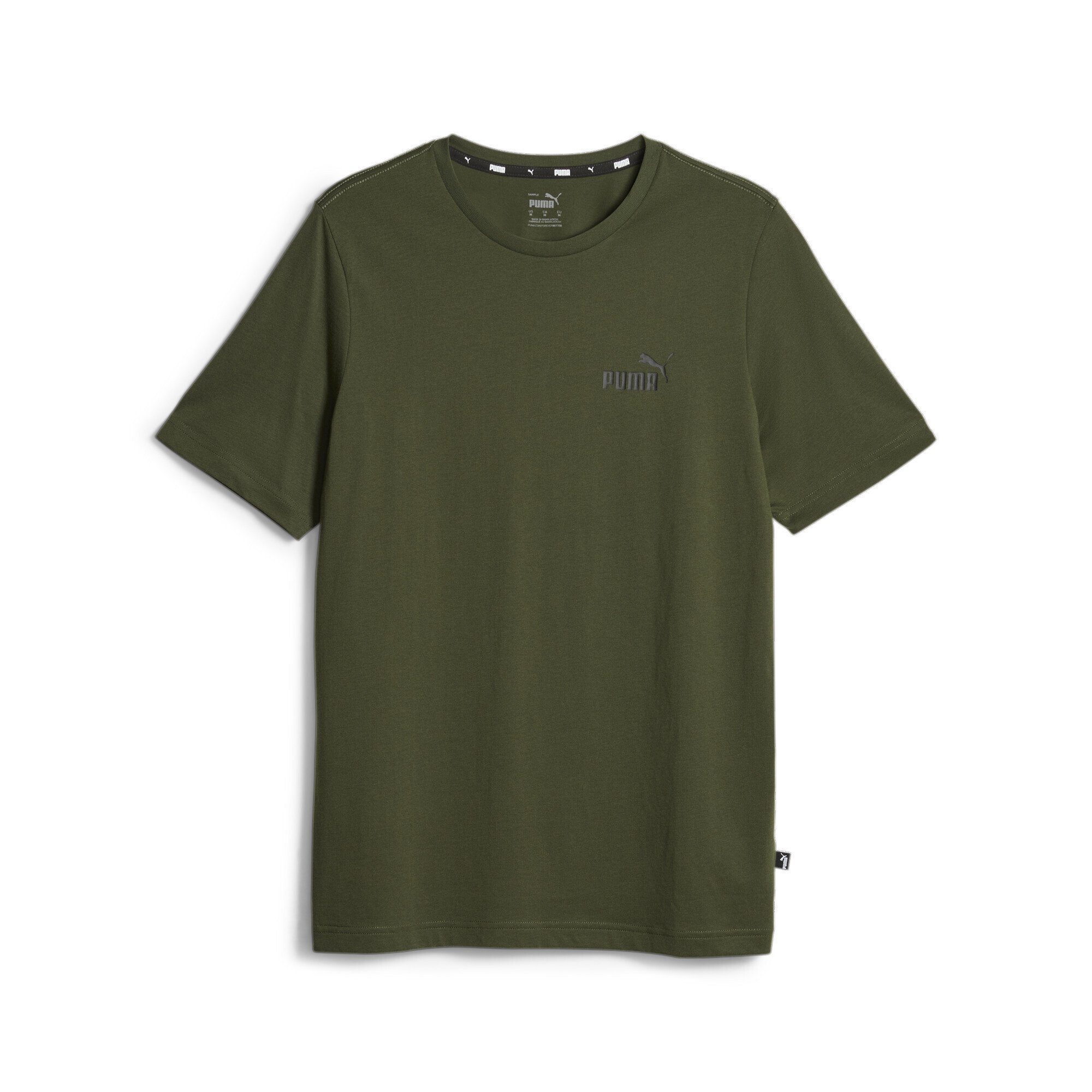PUMA T-Shirt Essentials Small Logo T-Shirt Herren Myrtle Green