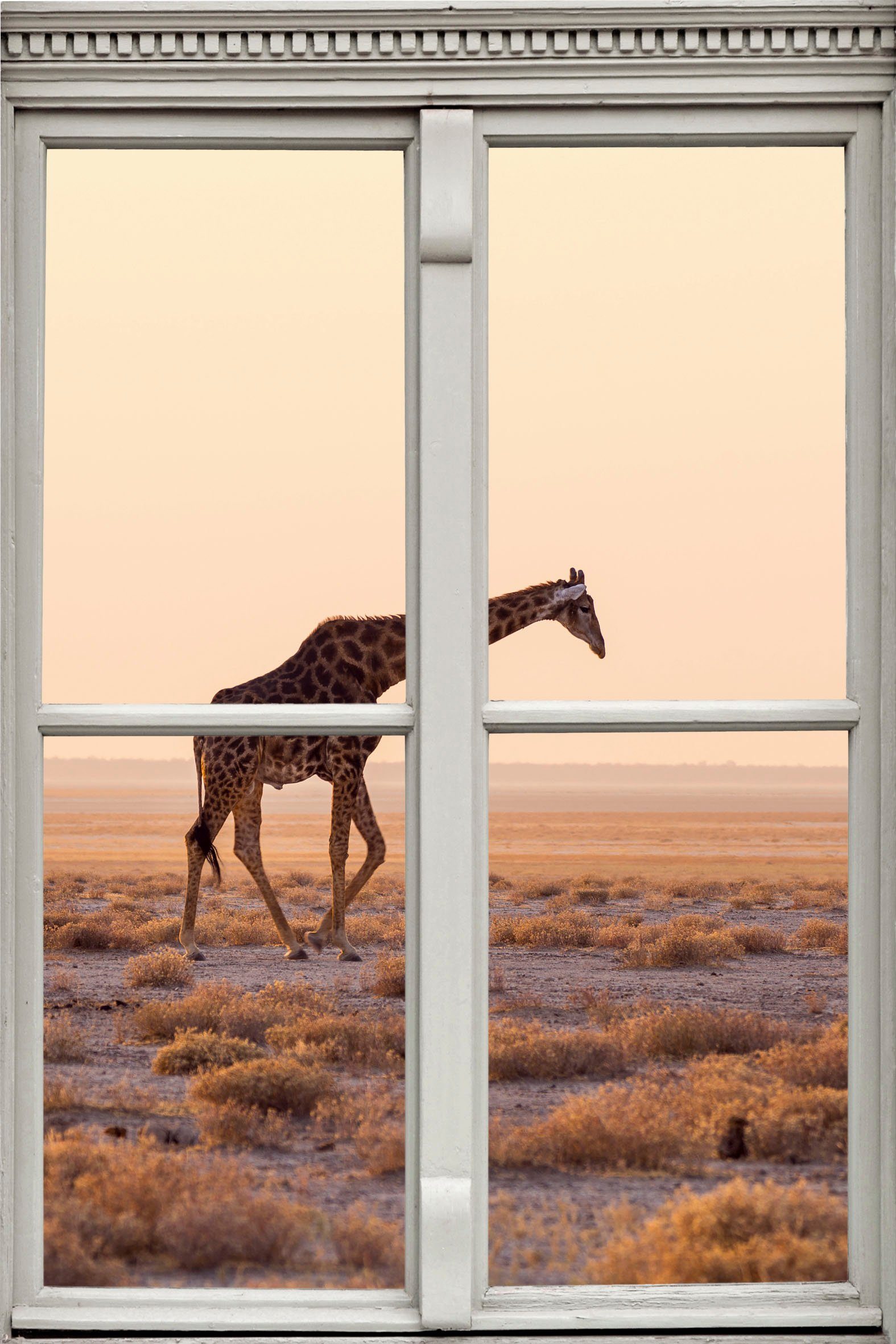 queence Giraffe Wandsticker