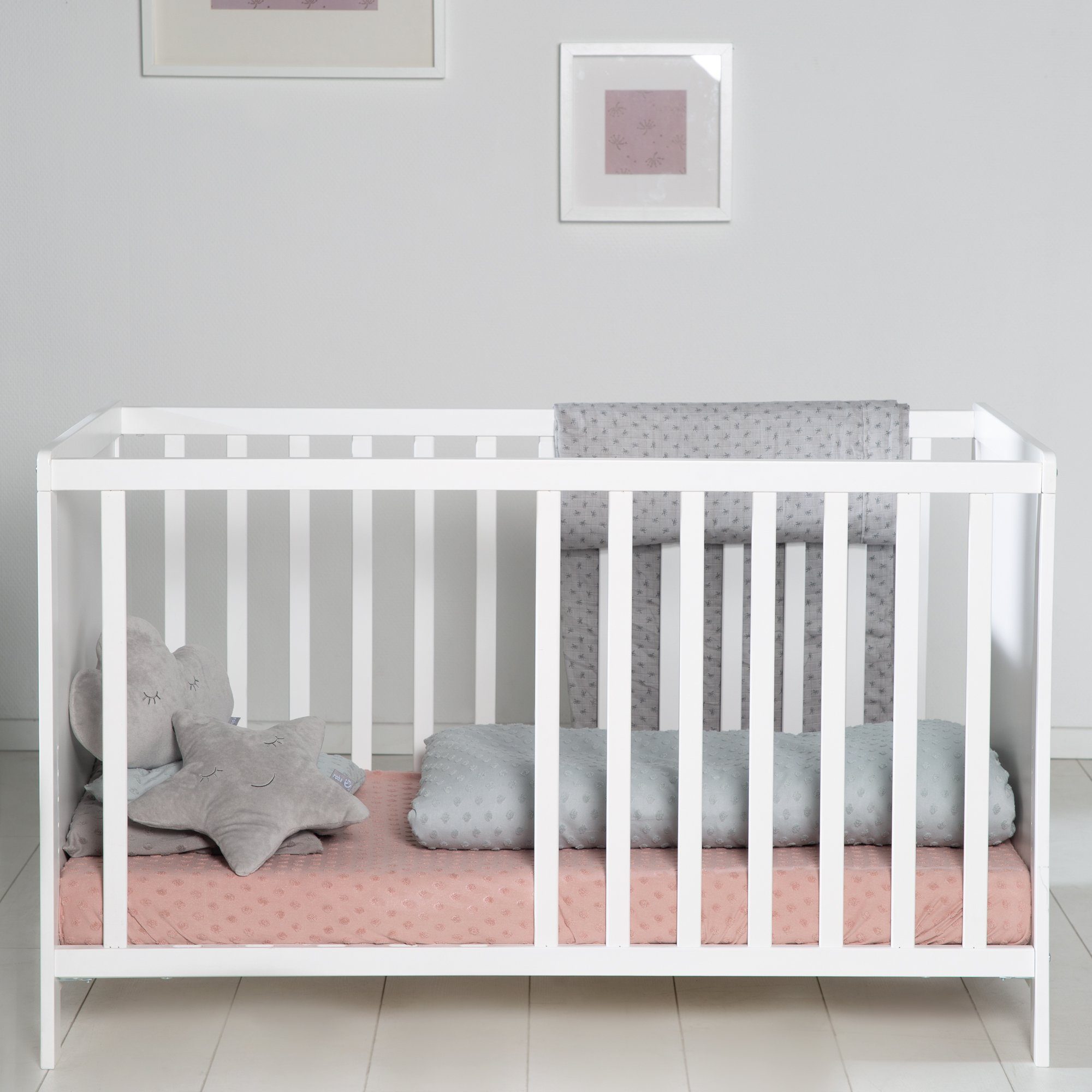 roba® Beistellbett taupe oder weiß, Gitterbett günstig online kaufen