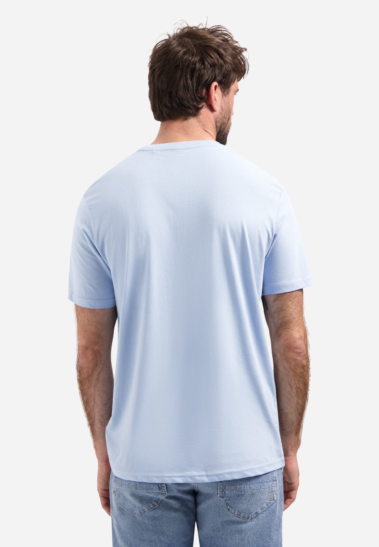 NO EXCESS Kurzarmshirt T-Shirt Crewneck Solid Basic - Herren T-Shirt - Baumwollshirt