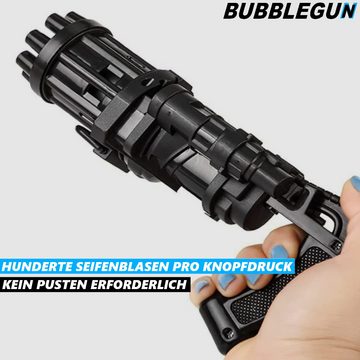MAVURA Seifenblasenpistole BUBBLEGUN Seifenblasenmaschine Seifenblasen Gewehr, Pistole Mini Gun schwarz