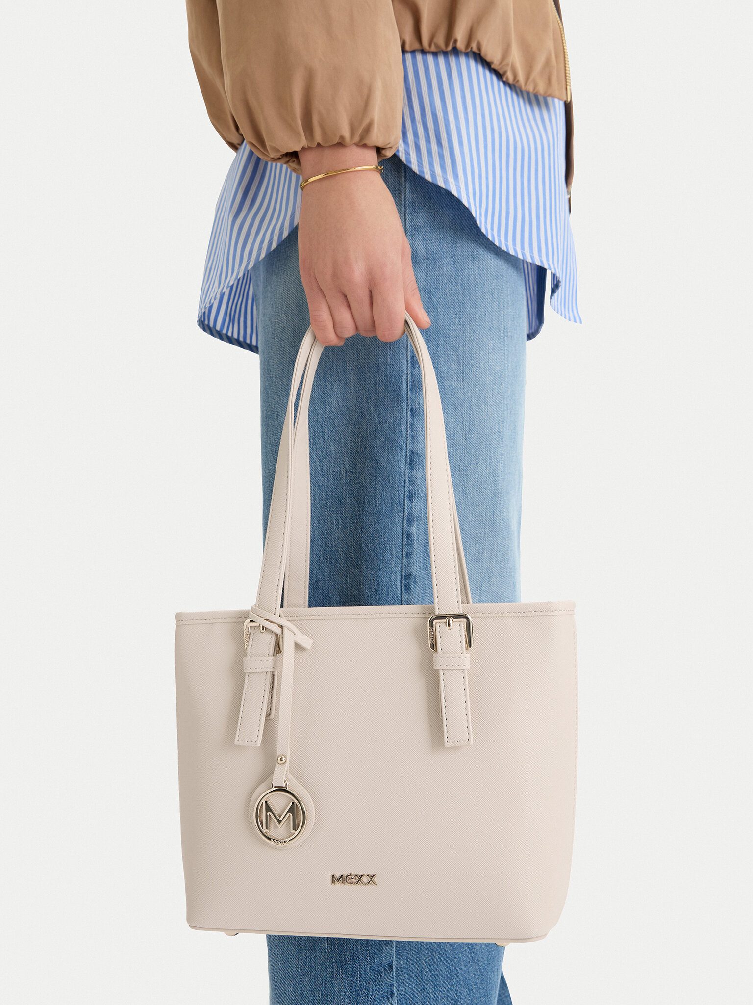 Mexx Handtasche Mexx Damenhandtasche Beige MEXX-CEO-MEXX-X-003-07 Elfenbein