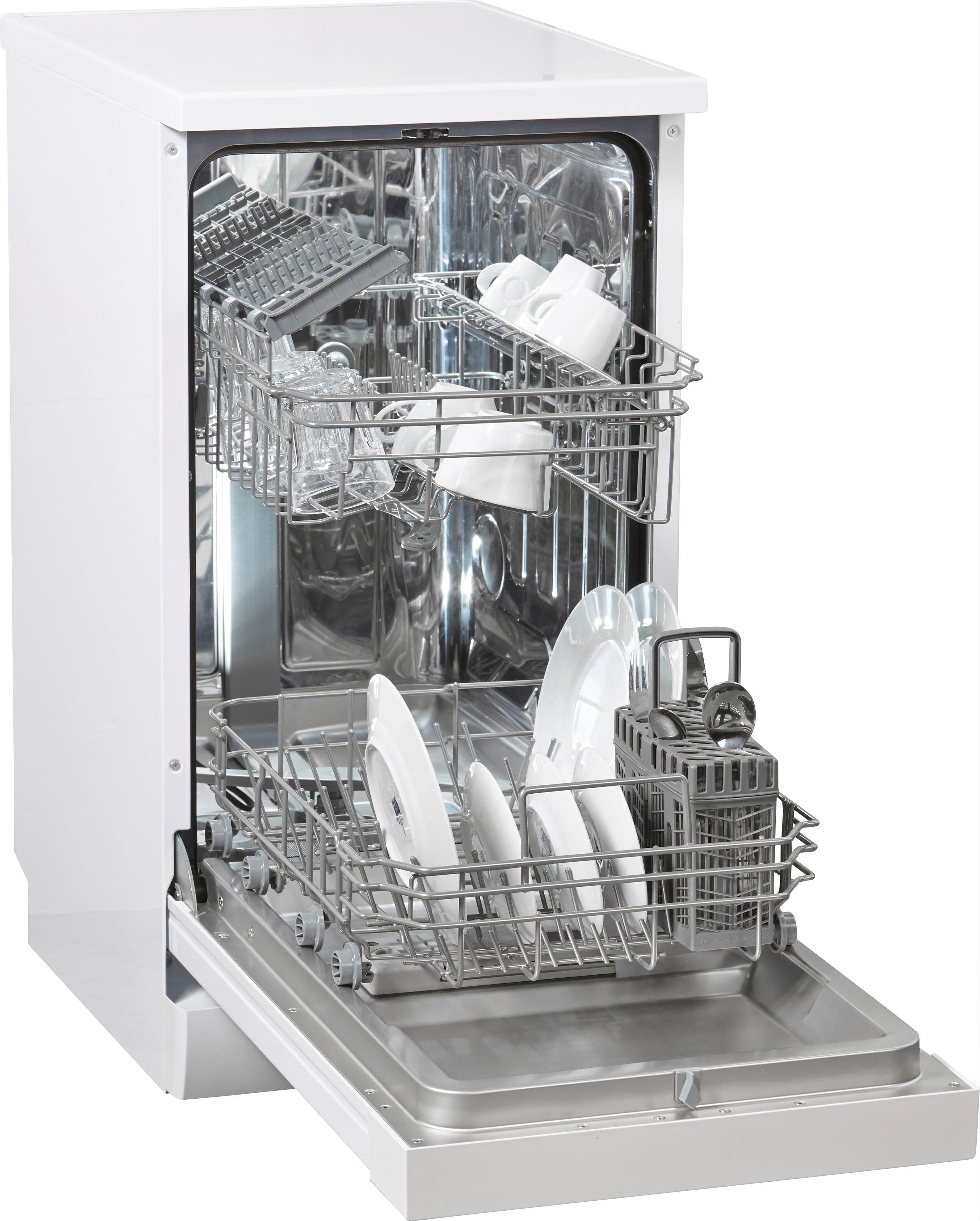 Amica Standgeschirrspüler GSP 14746-1 W, 9 Maßgedecke, Praktisch, flexibel, sicher – dein Geschirrspüler für jeden Tag
