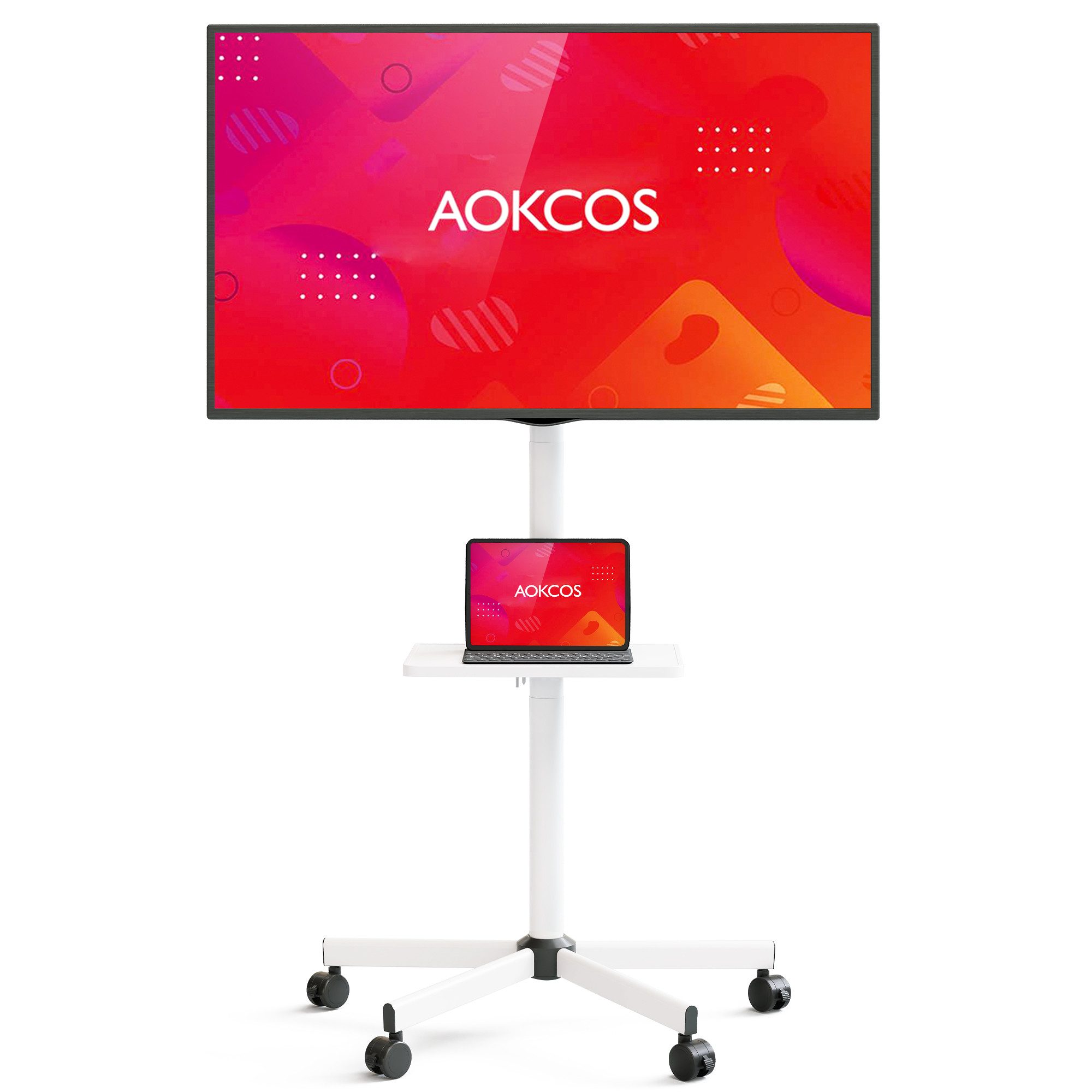 AOKCOS TV-Ständer, (bis 65 Zoll, Einfache Montage)