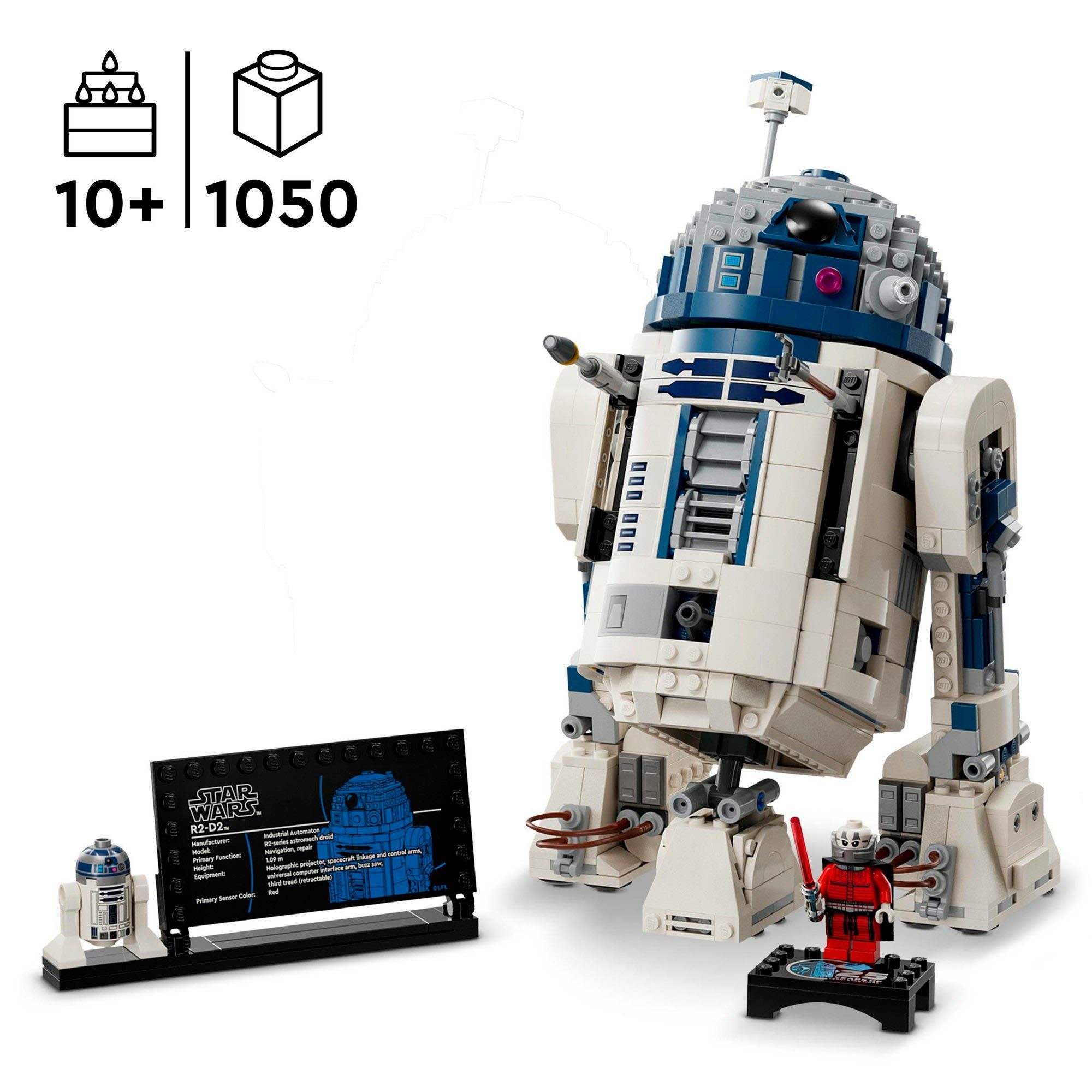 LEGO® R2-D2™ (75379), LEGO® Star Wars™ Konstruktionsspielsteine, (1050 St), Made in Europe