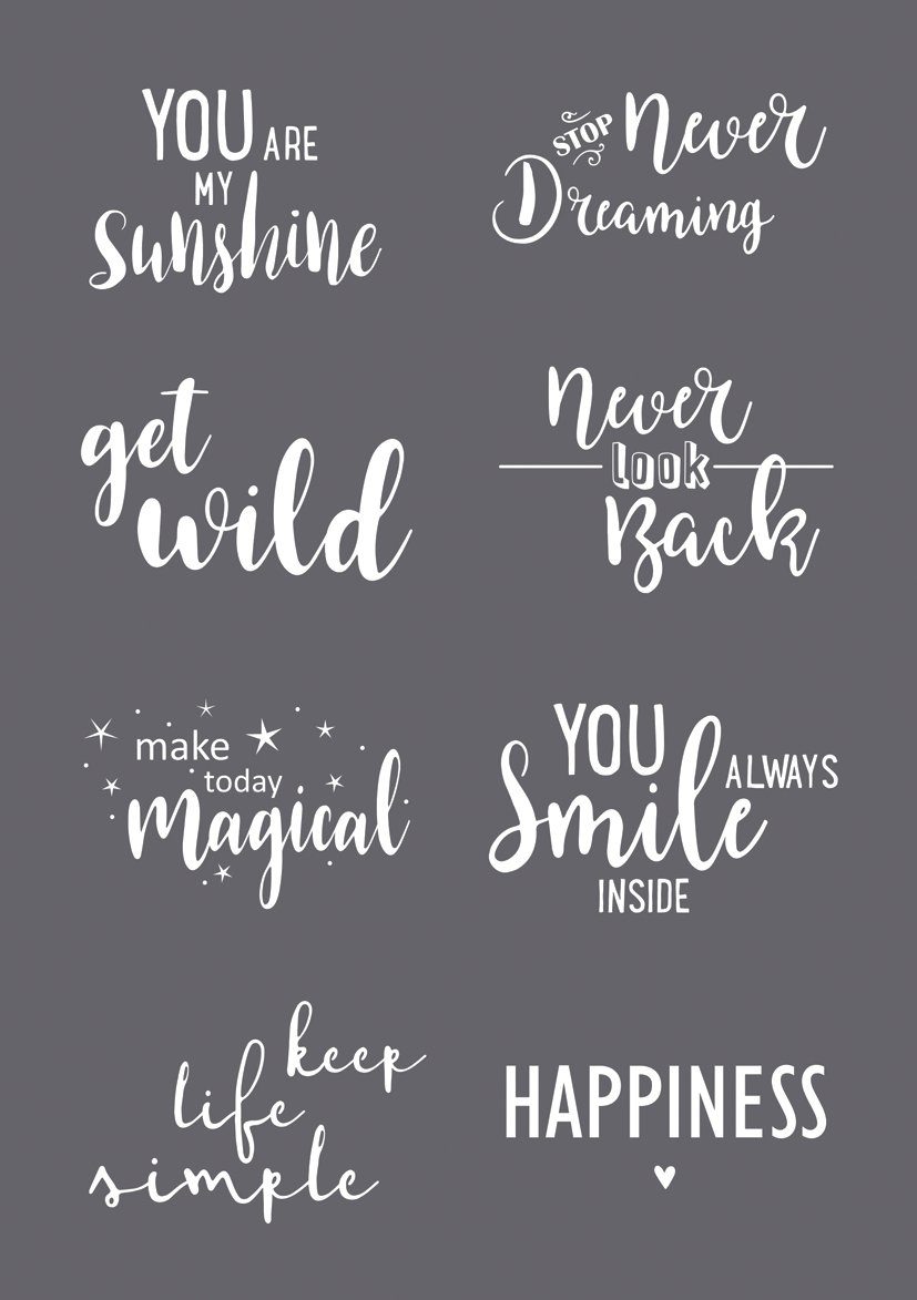 Rayher Malschablone Schablone Statements, A5