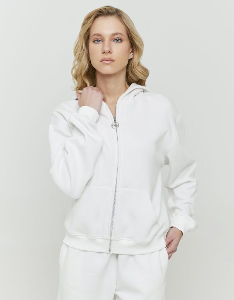 Tally Weijl Kapuzensweatjacke SSWCOSKIMA Baumwollmischung, bequem, mit Kapuze
