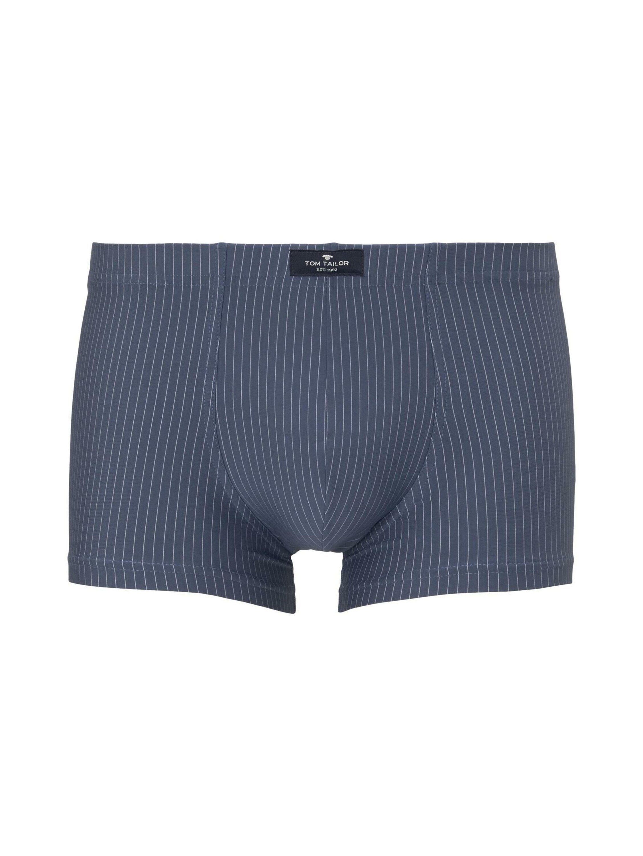 TOM TAILOR Boxershorts (1-St) blau-mittel-Streifen