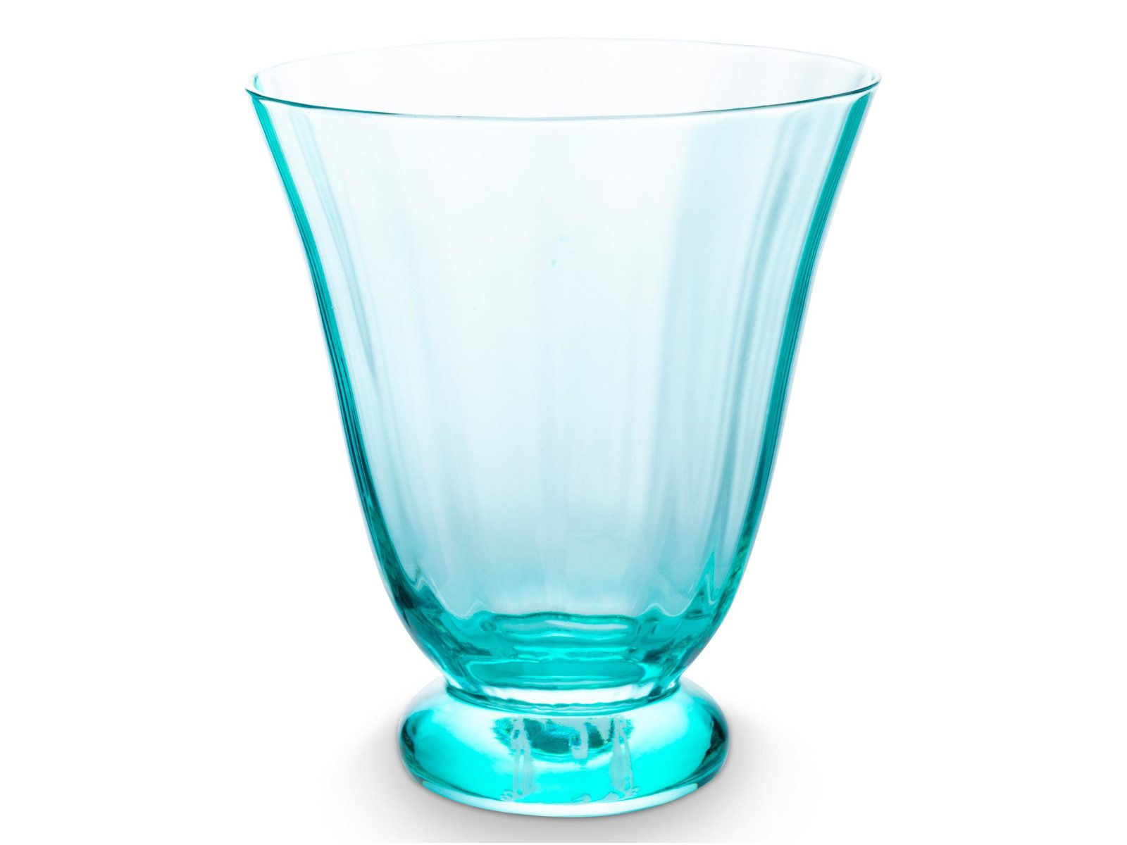 PiP Studio Glas Tulip Blue Wasserglas blau 0,28l, Glas