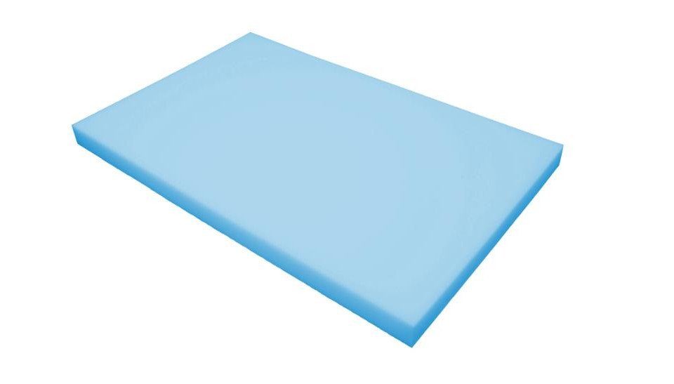 nerapur Schaumstoffeinlage Nerapur Schaumstoffzuschnitt blau 50 x 80 cm, 20, OEKO-TEX® Standard 100 Zertifikatsnummer