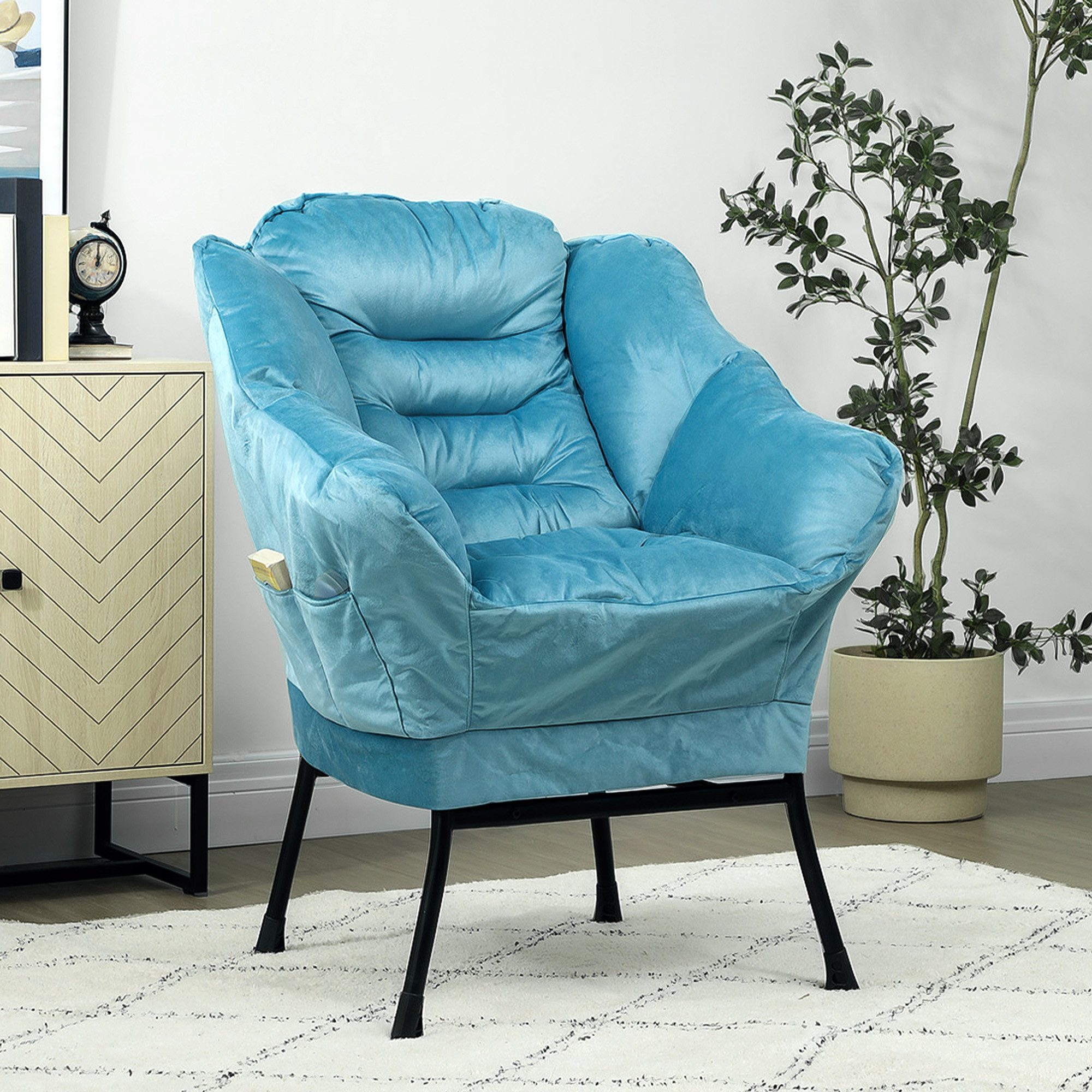 HOMCOM Relaxsessel Sessel Wohnzimmer Loungesessel mit günstig online kaufen