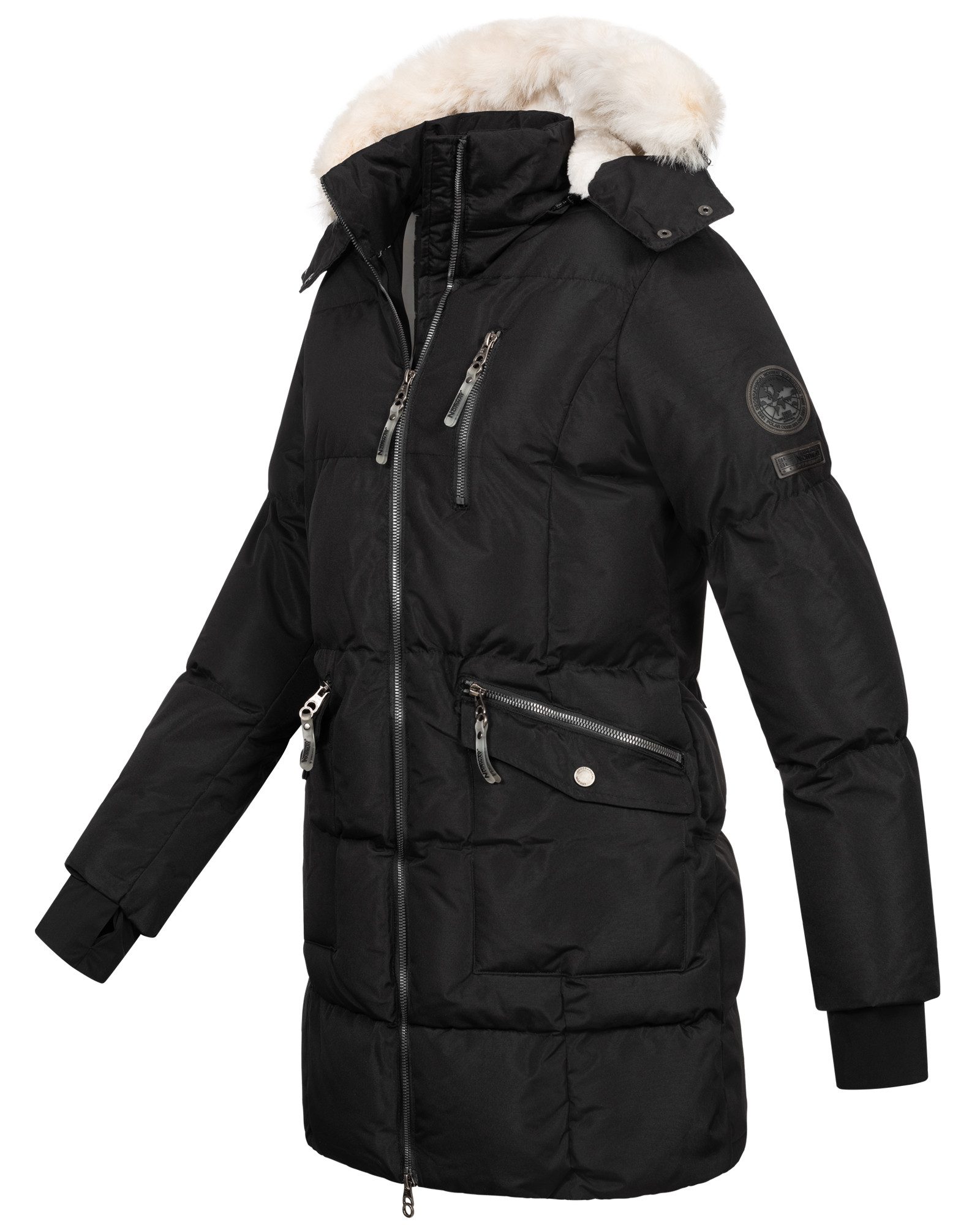 Geographical Norway Parka Damen Winter Jacke Mantel Parka Steppjacke Winterparka warm Outdoor