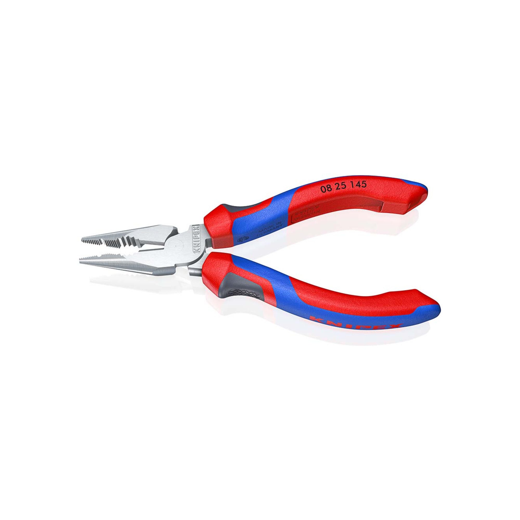 Knipex Kombizange KNIPEX 08 25 145 Spitz-Kombizange mit Comfort-Griffen verchromt 145 mm