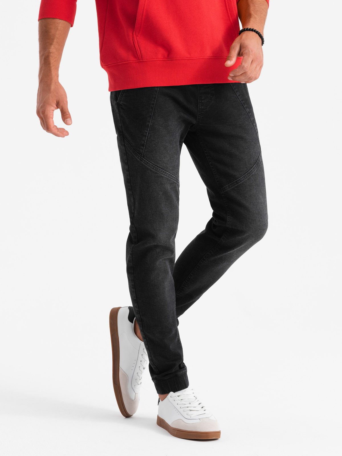 OMBRE Jogger Pants Herren-Jogginghose aus Denim günstig online kaufen