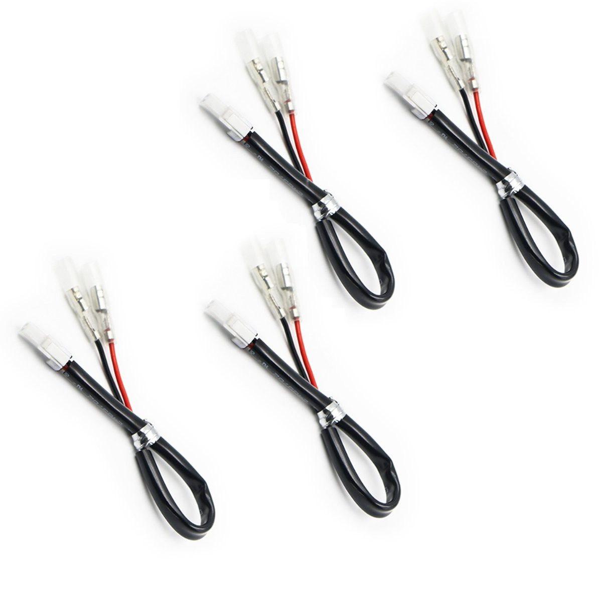 Lumitecs Halter 2x Blinker Adapterkabel Motorrad passend für Motocross, Enduro # 2 Stü