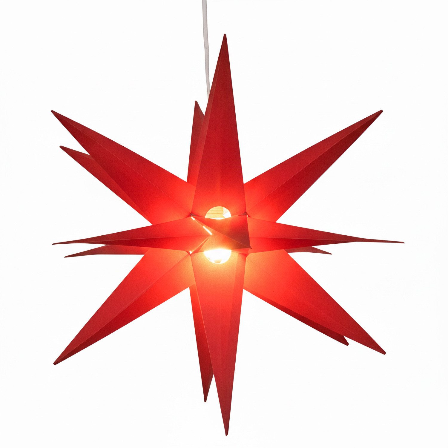 Guru-Shop LED-Stern für außen 3D Außenstern Kaspar, Weihnachtsstern,.., Leu günstig online kaufen