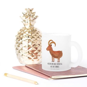 Mr. & Mrs. Panda Teeglas Sternzeichen Steinbock - Transparent - Geschenk, Horoskop, Teetasse a, Premium Glas, Liebevolles Design