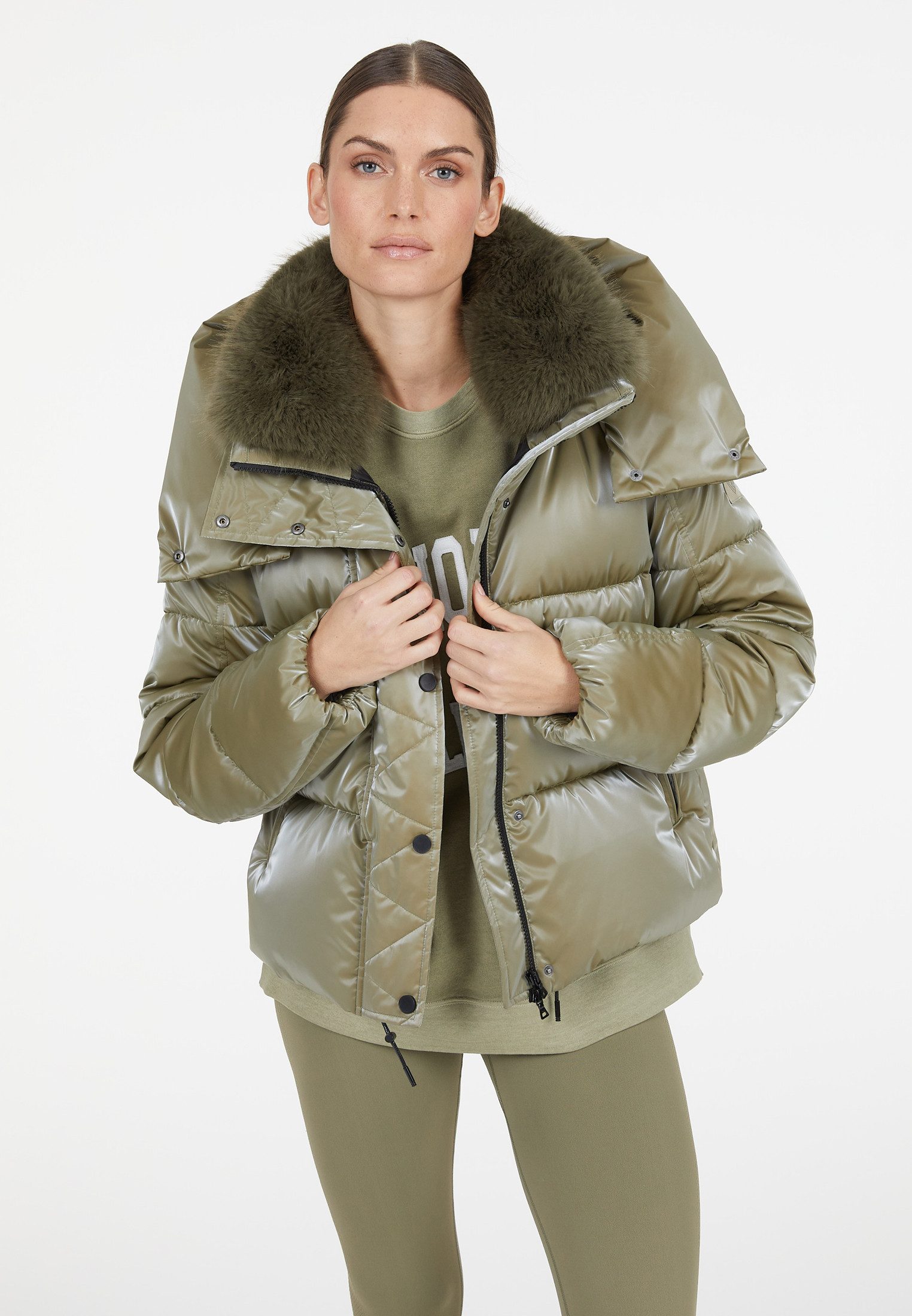 MARC AUREL Outdoorjacke aus schimmernder Optik günstig online kaufen