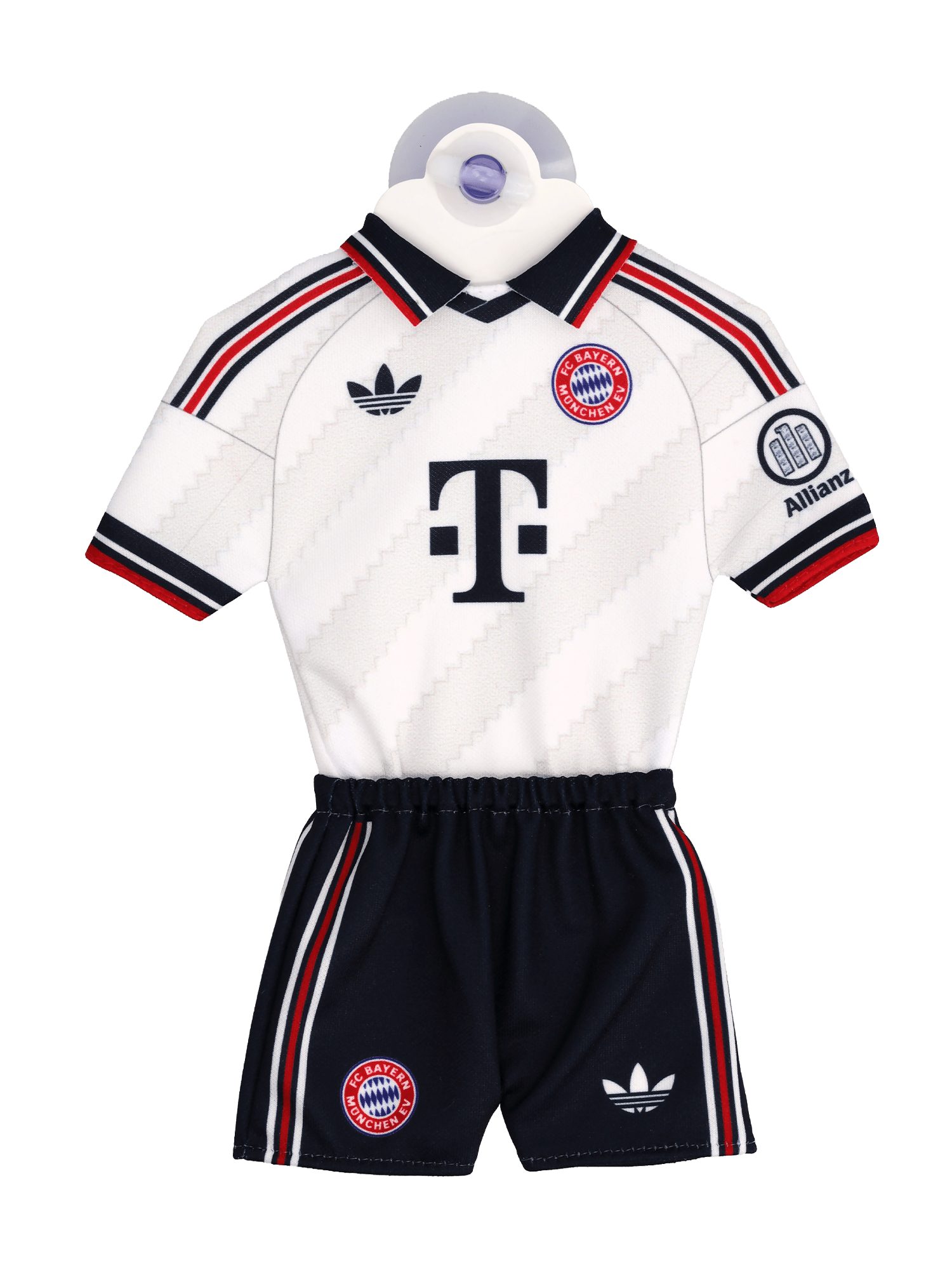 FC Bayern München Kennzeichenhalter FC Bayern München I Auto Mini Kit Away 2026-27 I Weiß – Bild 2 von 2
