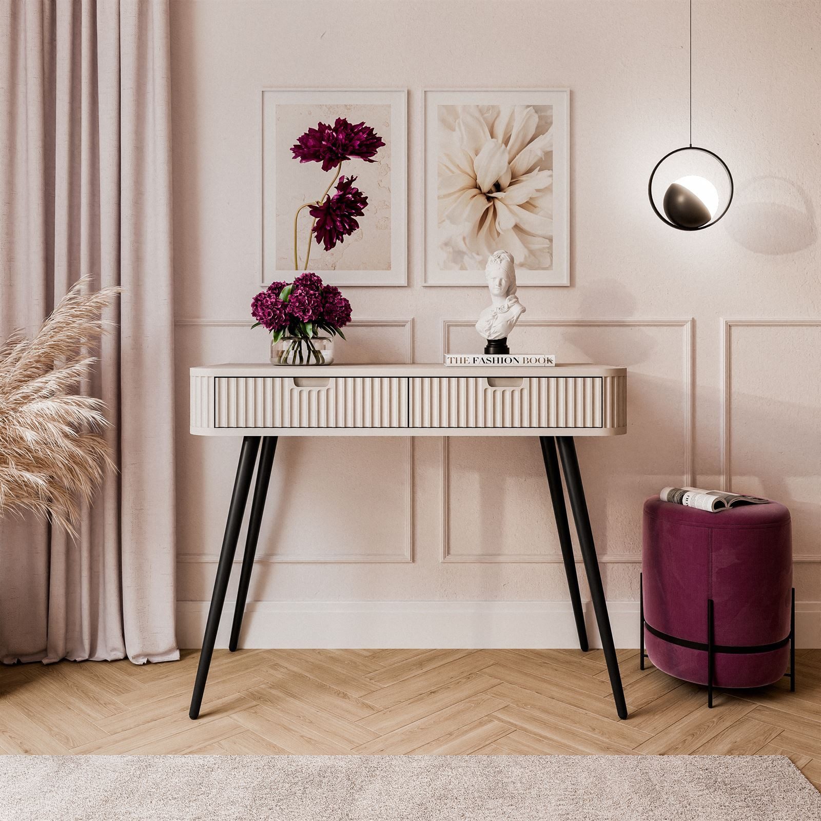 Lookway Konsolentisch Konsole ZAIRA T103, gerillte günstig online kaufen