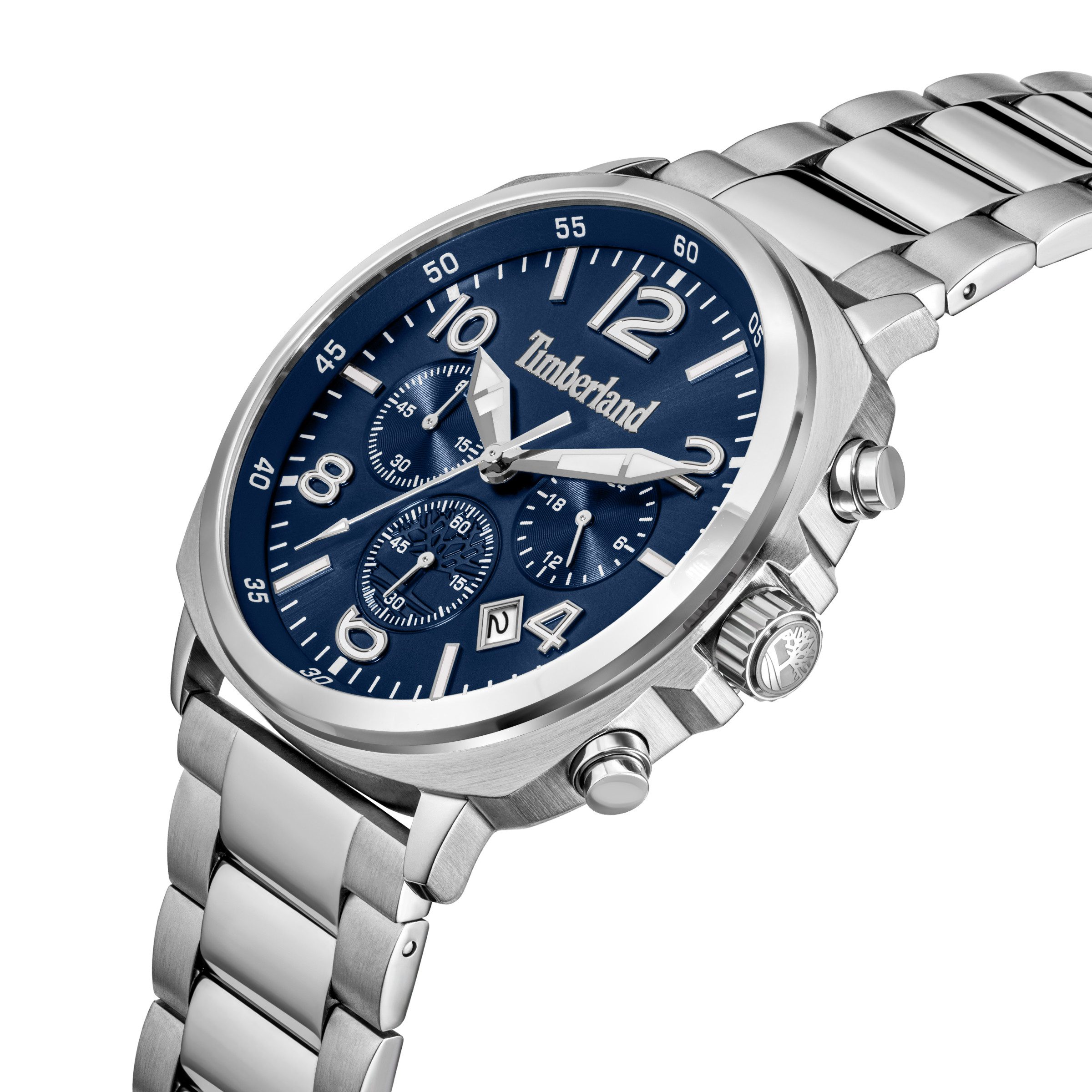 Timberland Chronograph Denny's Bay TDWGI0068501, Quarzuhr, Armbanduhr, Herrenuhr, Edelstahlarmband, analog, Tag