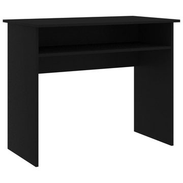furnicato Schreibtisch Schwarz 90x50x74 cm Holzwerkstoff