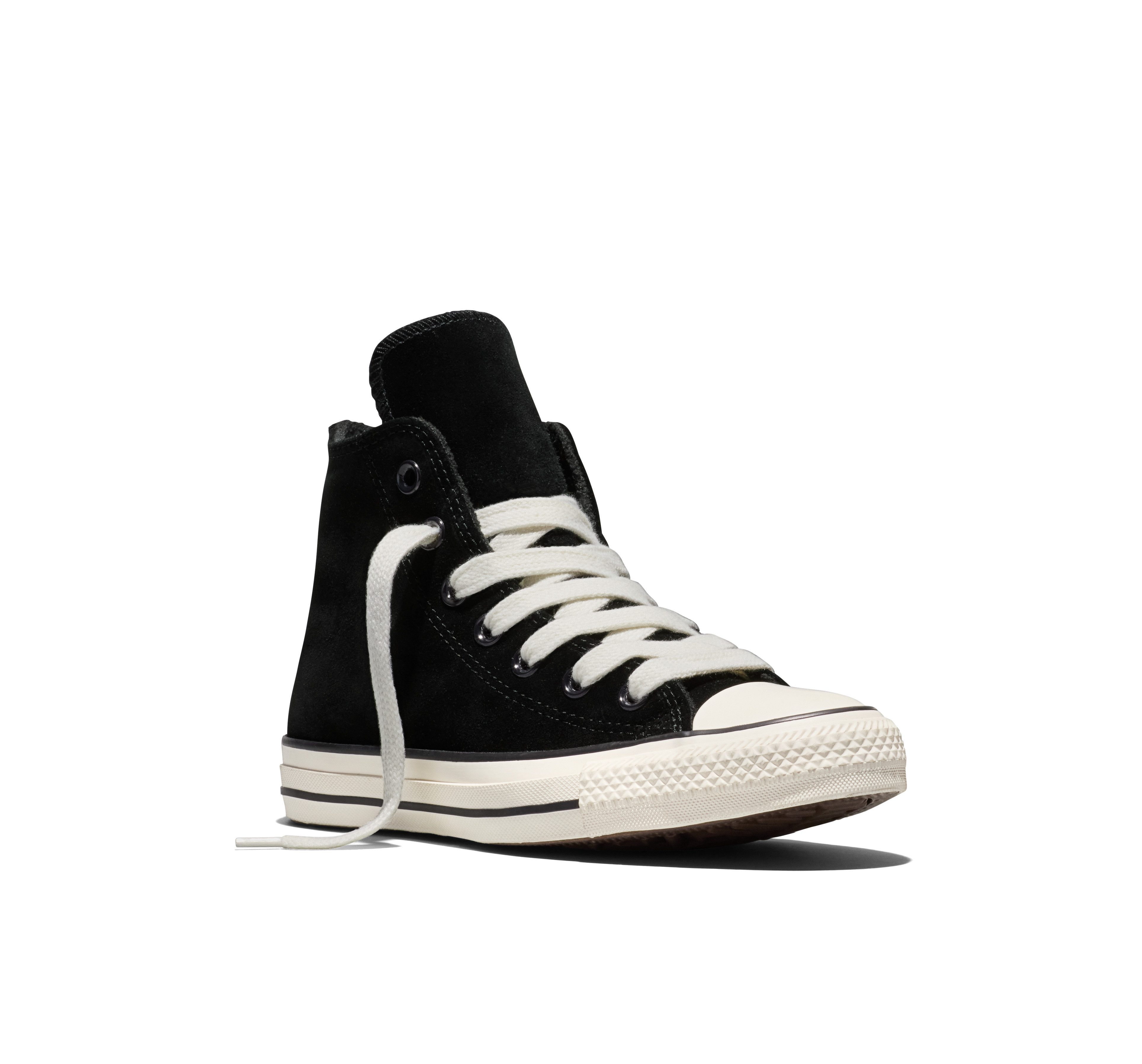 Converse Chuck Taylor All Star Sneaker wasserdichtes Wildleder, gefüttert und breite Laces