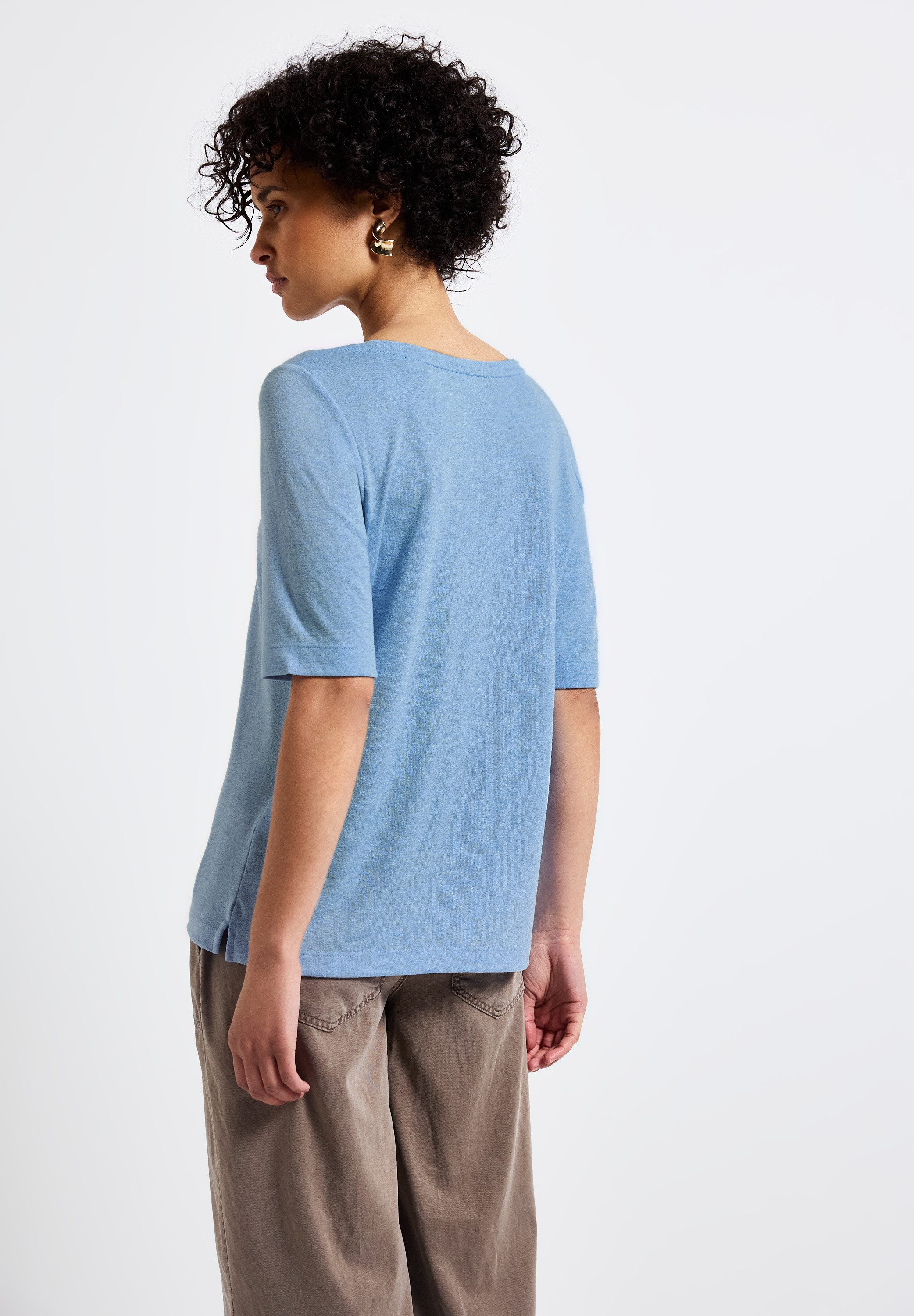 STREET ONE T-Shirt mit Folien-Wording günstig online kaufen