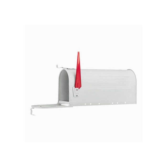 Burg Wächter Briefkasten Briefkasten U.S. Mailbox 891 W Höhe 220 mm Breite 170 mm Tiefe 480 mm weiß Stahl OI9724