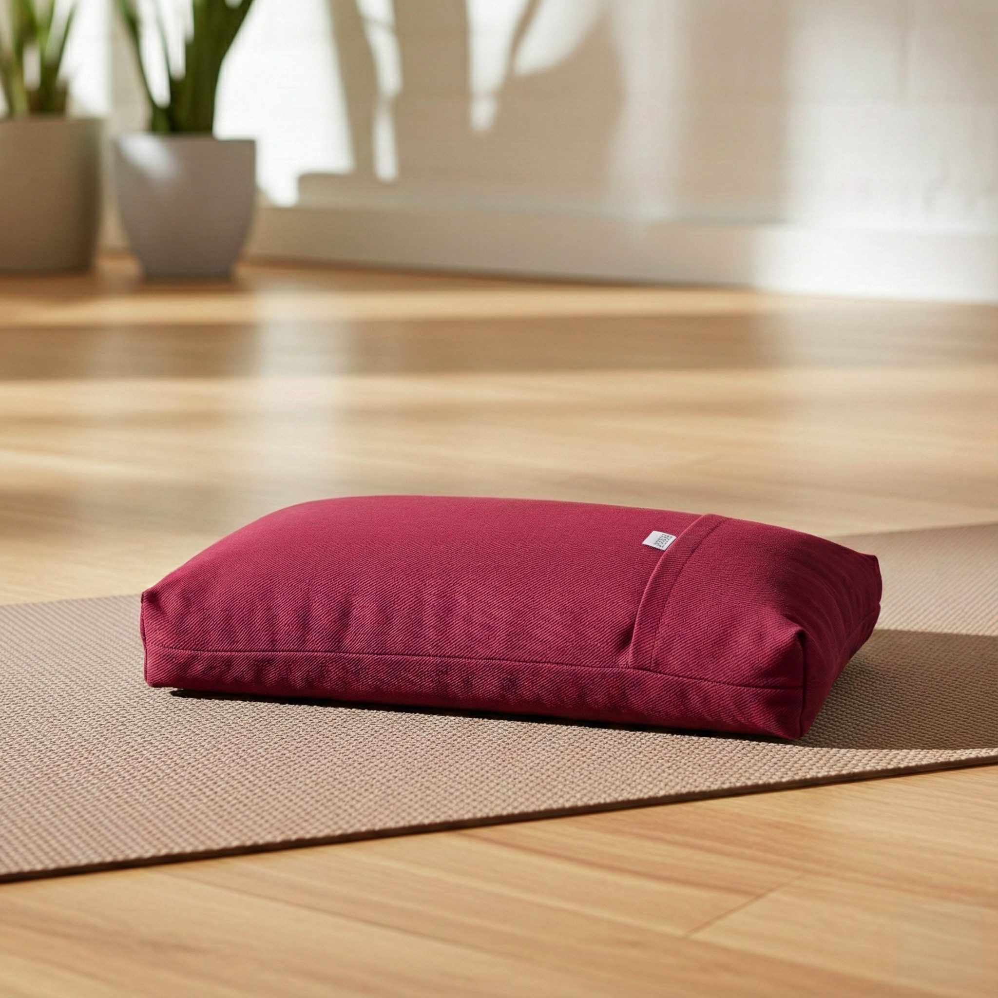 Yogistar Yogakissen Yogakissen - klein, Leichtes Sitzkissen, ideal für Asanas, mit Kapok oder Dinkelspelz