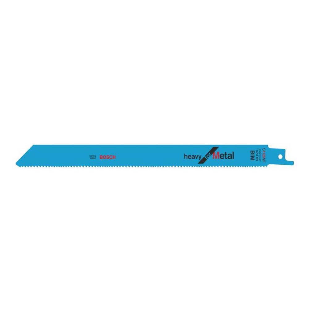 BOSCH Säbelsägeblatt Säbelsägeblatt S 1125 VF, Heavy for Metal, 5er-Pack 2608657408